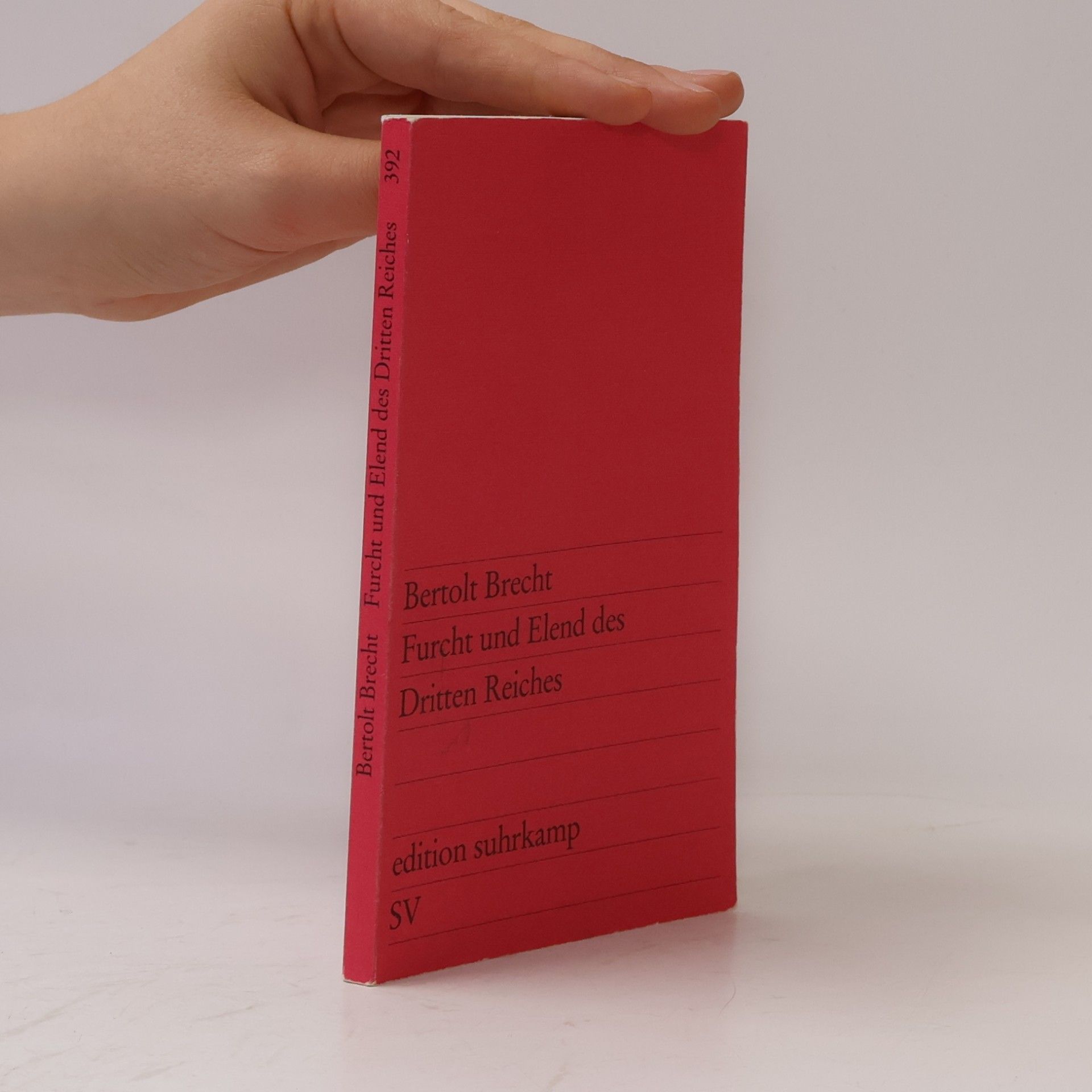 Bertolt Brecht Furcht und Elend des Dritten Reiches