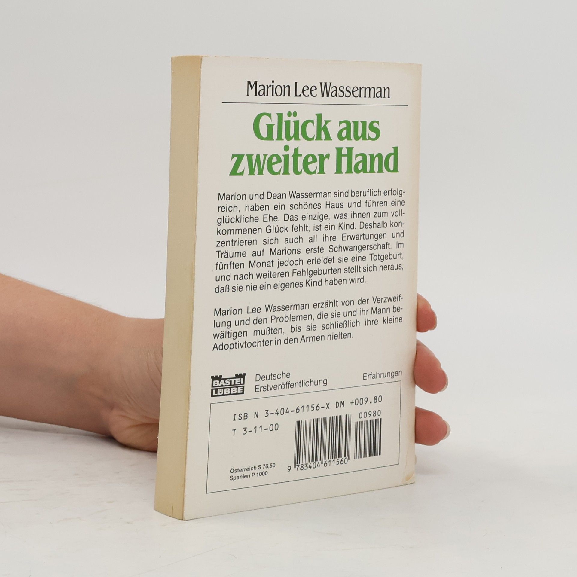Marion Lee Wasserman Glück aus zweiter Hand