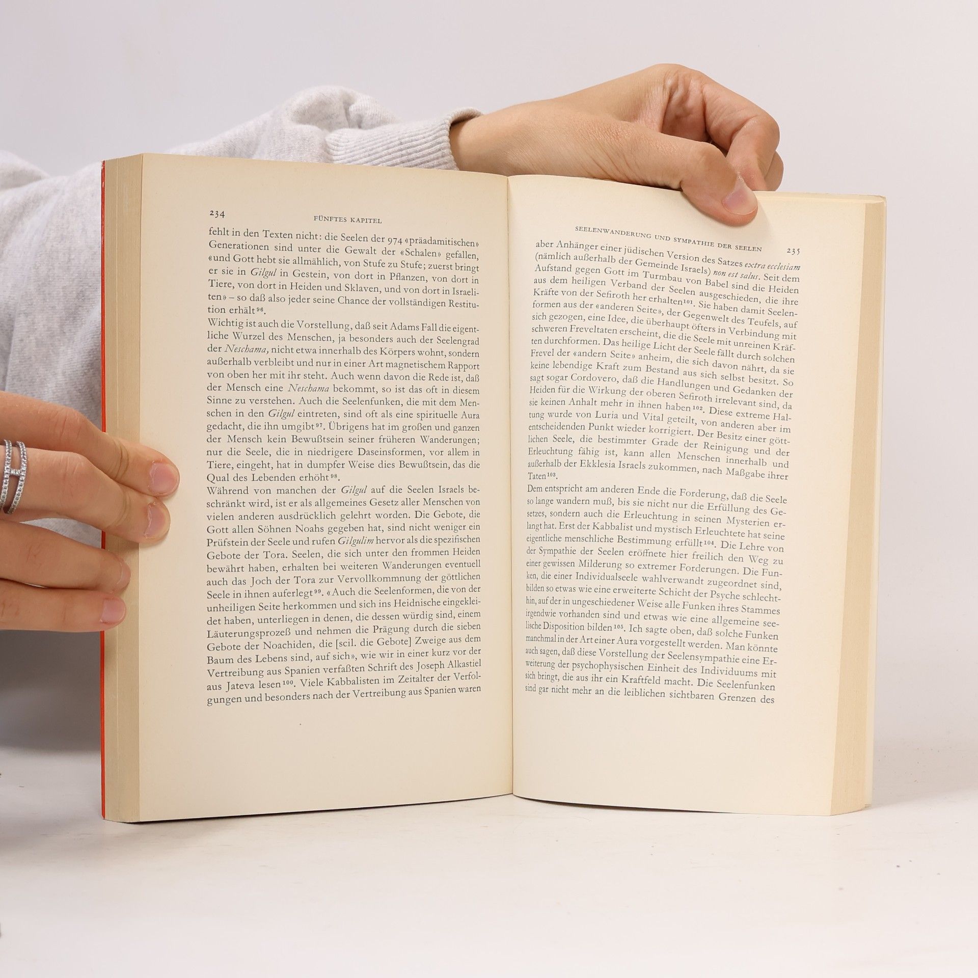 Gershom Scholem Von der mystischen Gestalt der Gottheit. Studien zu Grundbegriffen der Kabbala. wissenschaftliche Sonderausgabe