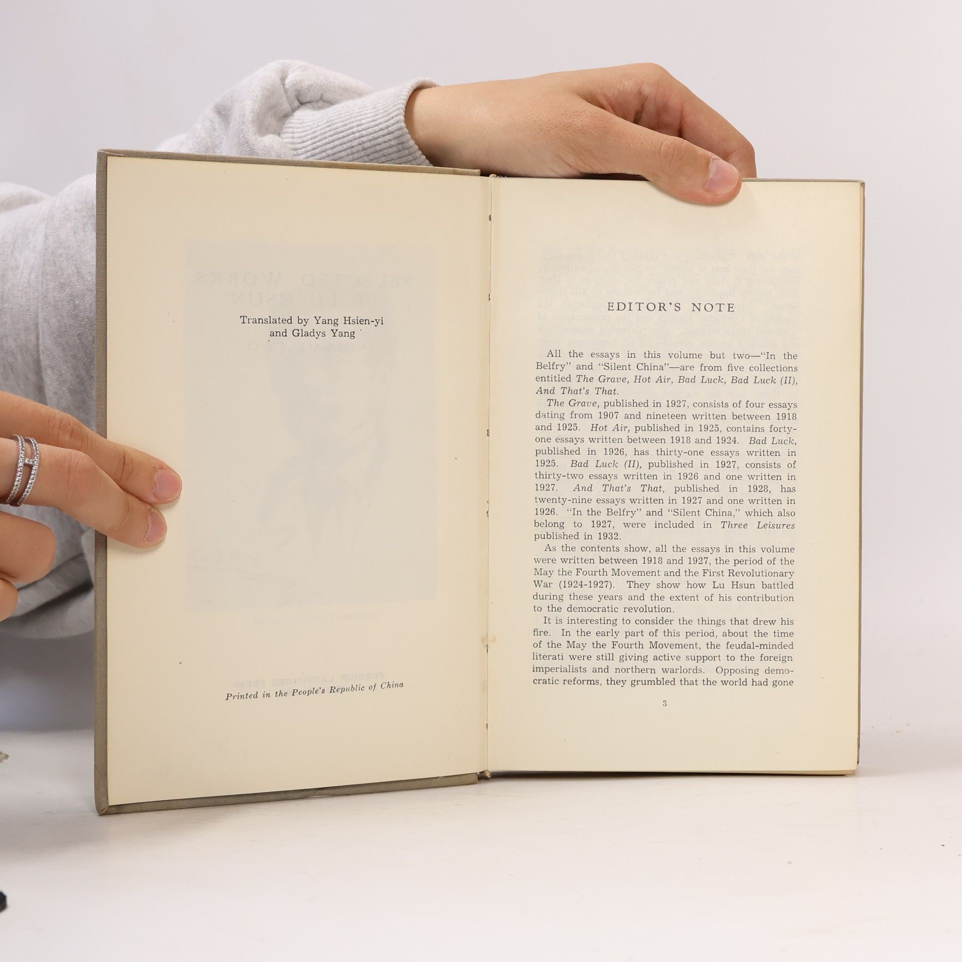 Lu Hsün Selected stories of Lu Hsun