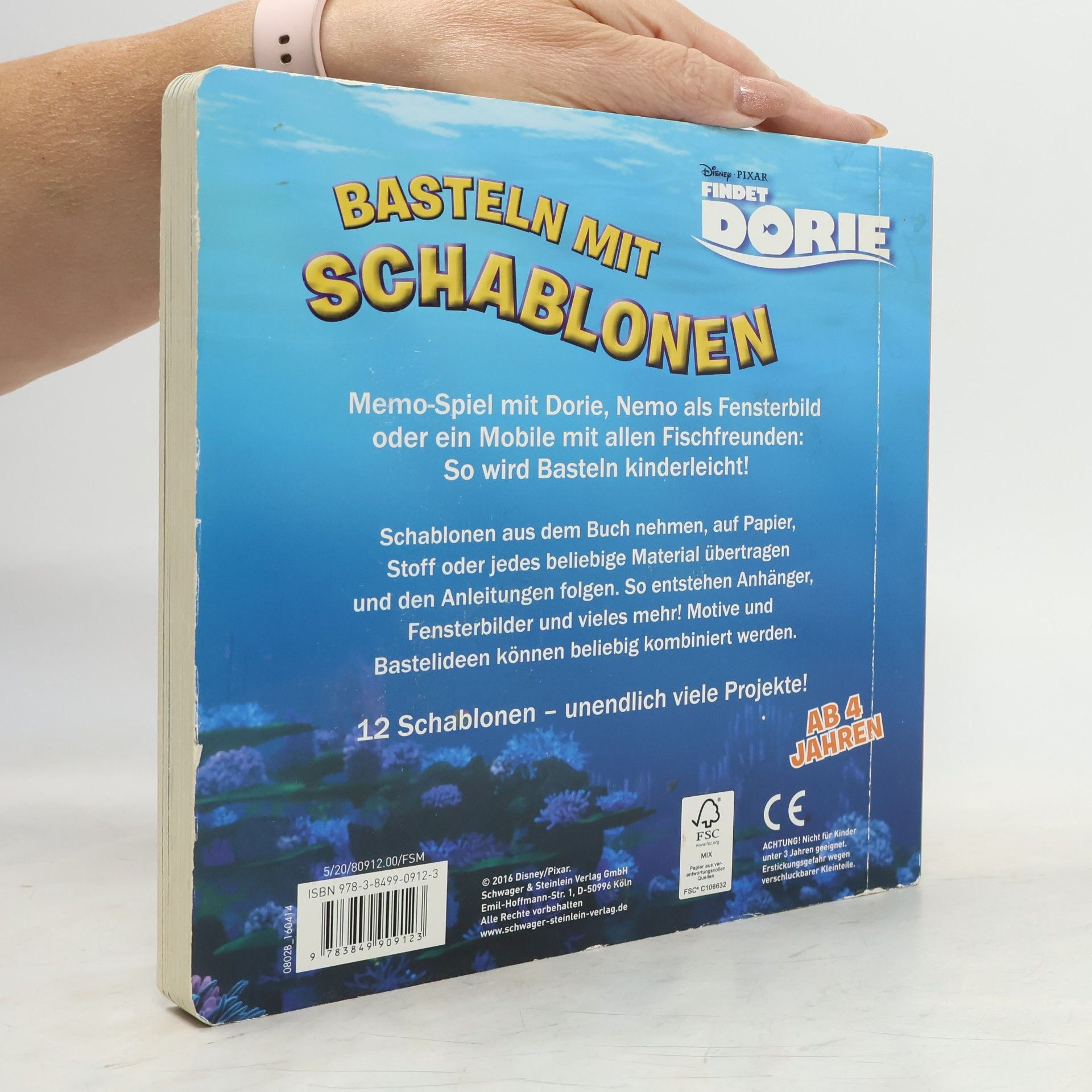 Florentine Specht Findet Dorie - Basteln mit Schablonen