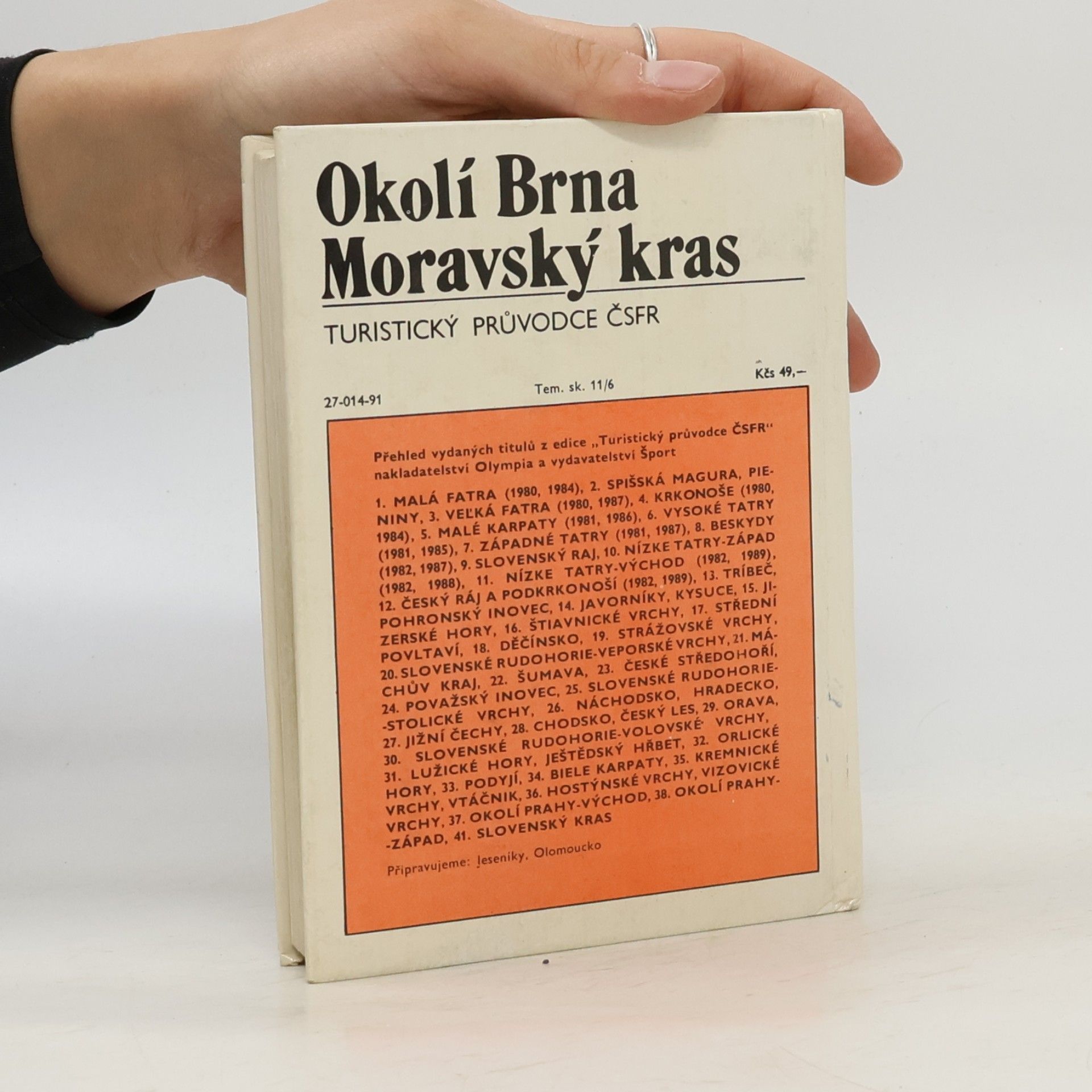 Various authors Okolí Brna. Moravský kras