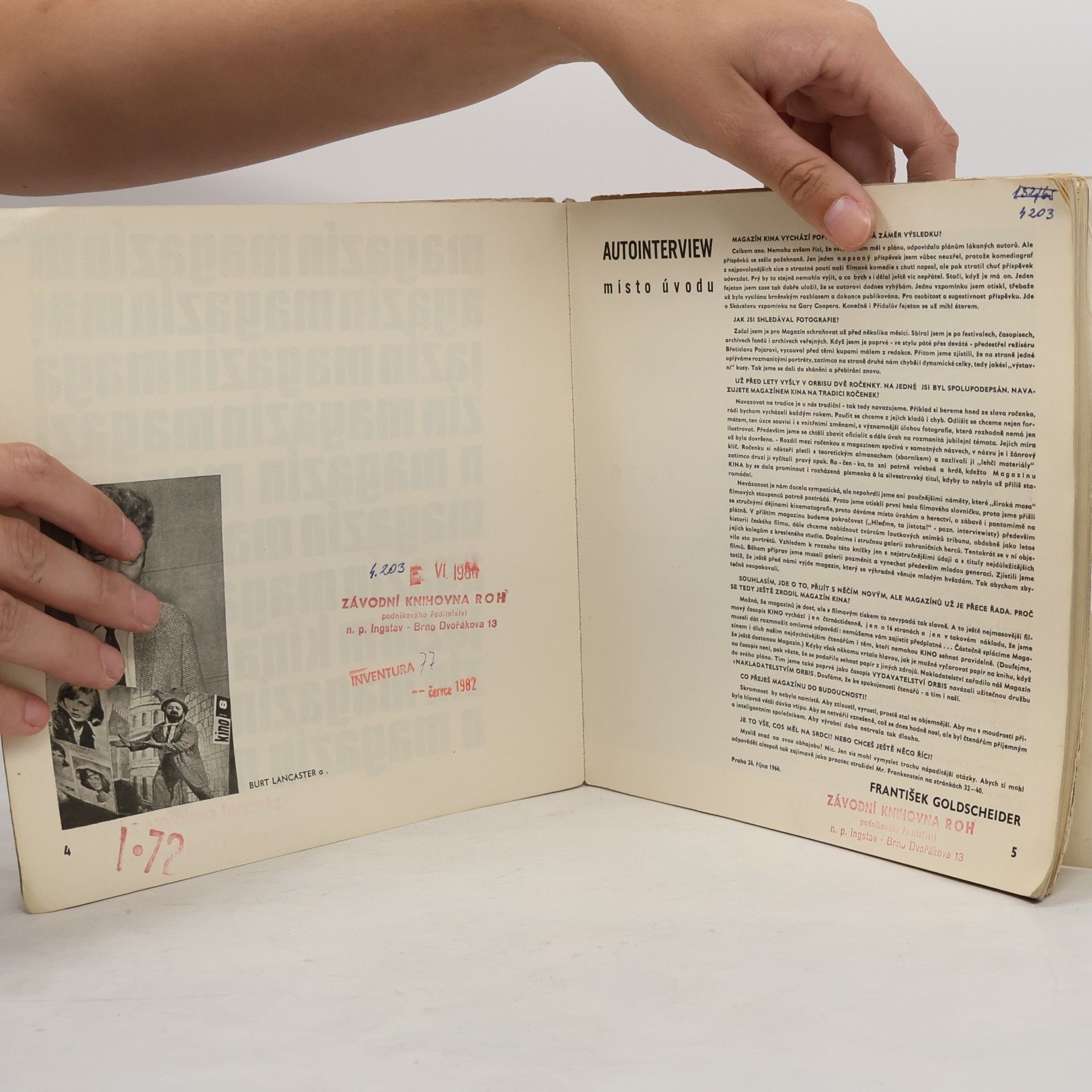 Kolektív autorov Magazín kina 1965