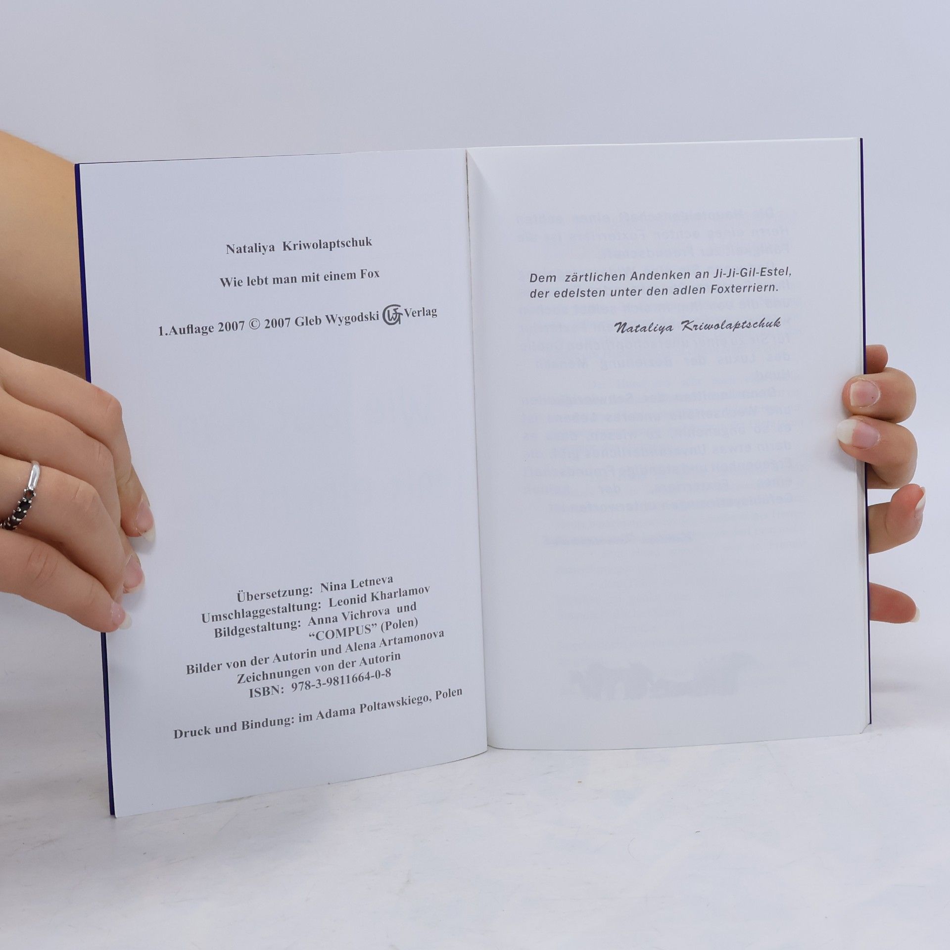 Nataliya Kriwolaptschuk Wie lebt man mit einem Fox