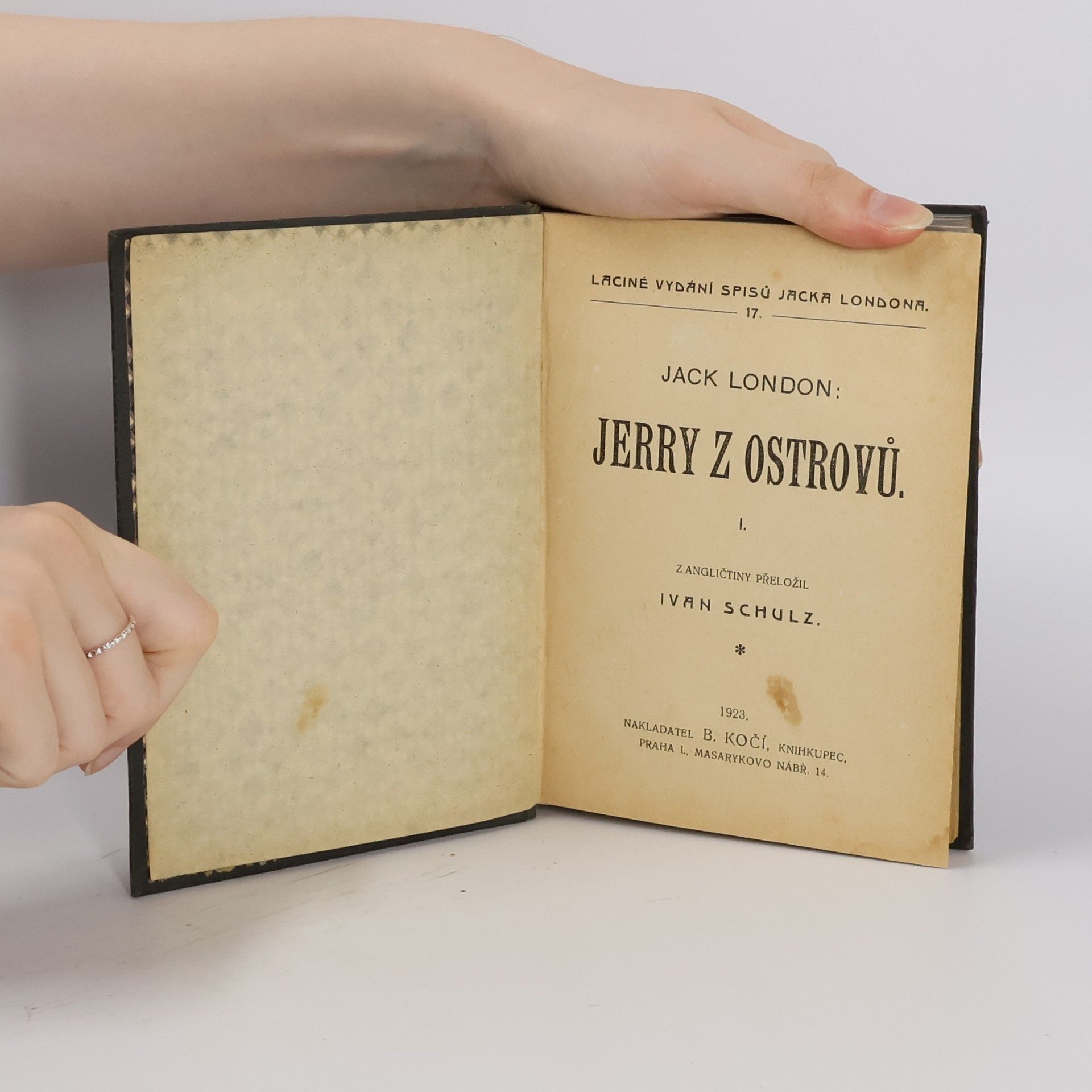 Jack London Jerry z ostrovů I.