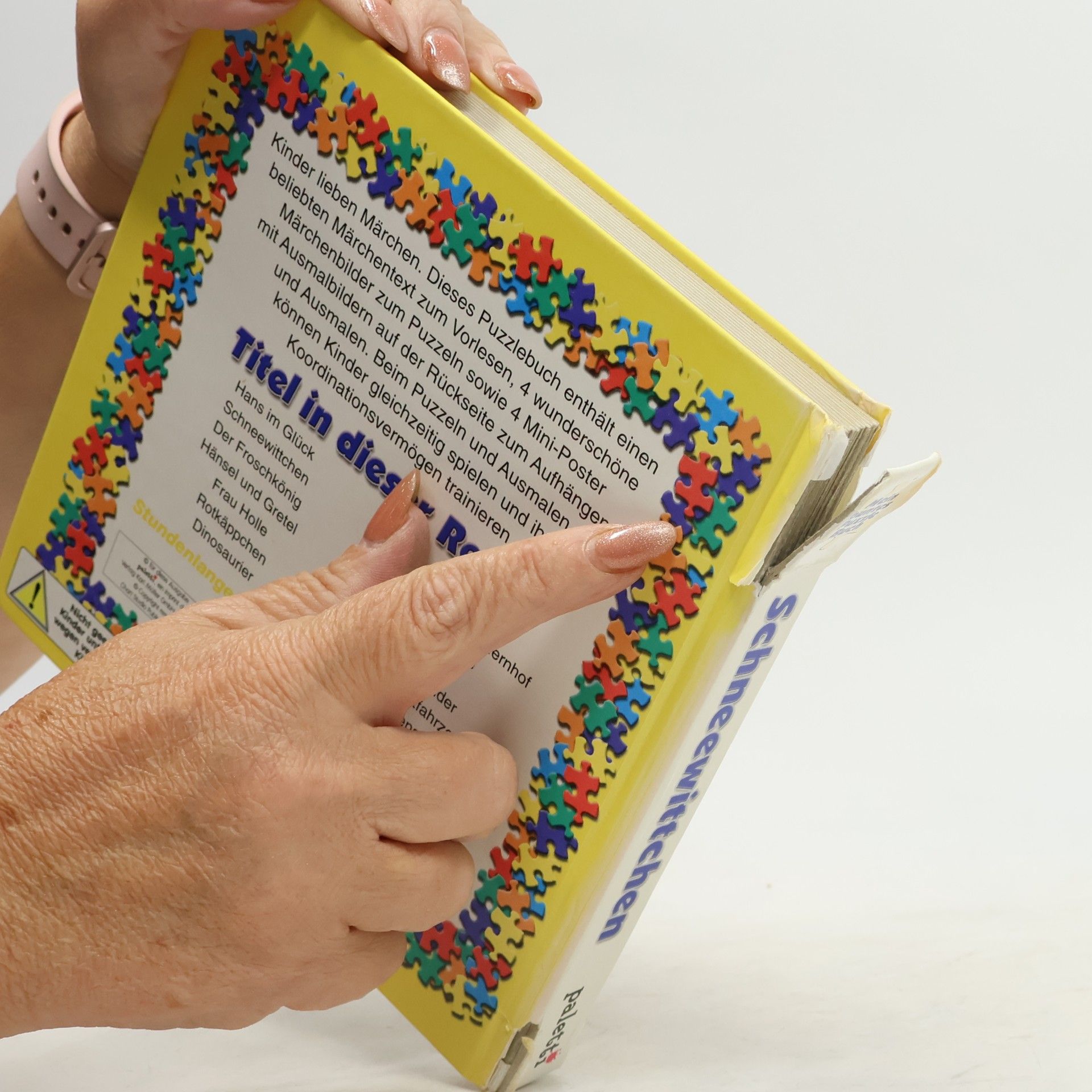 Mein buntes Puzzle Buch: Schneewittchen