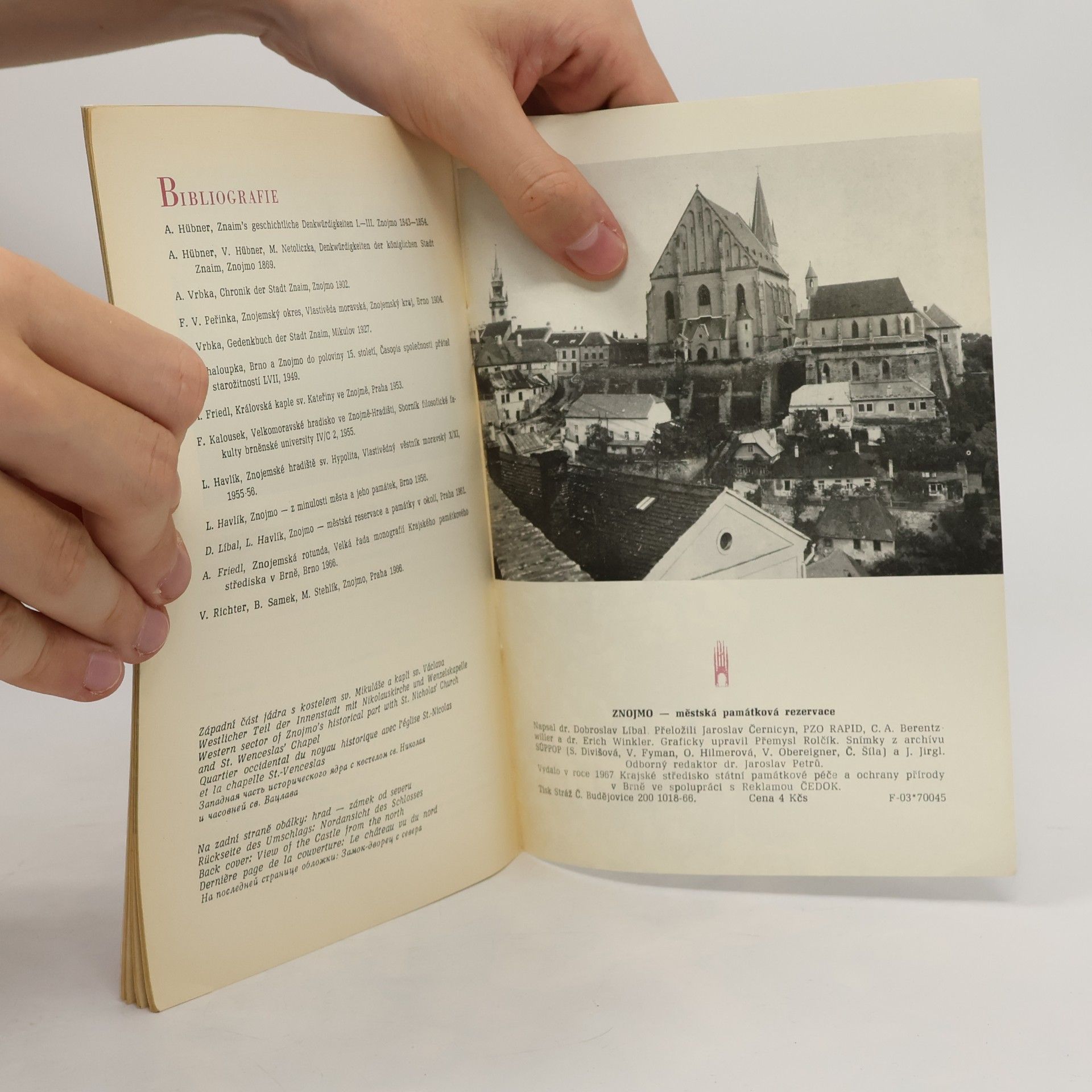 kolektiv Znojmo. Městská památková rezervace Československo