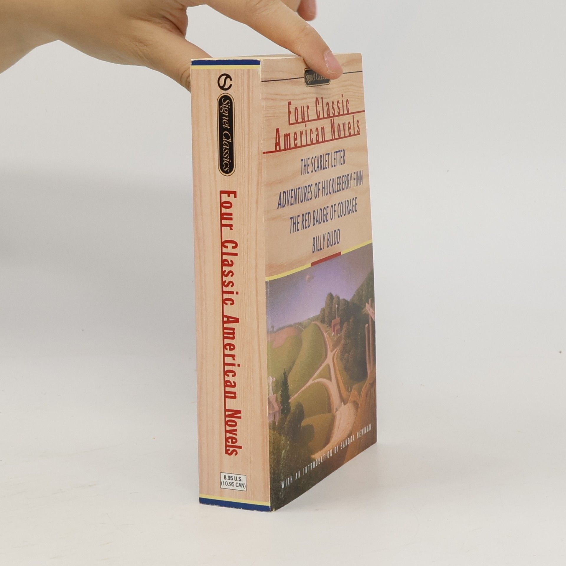 Four Classic American Novels (The Scarlet Letter; Adventures of Huckleberry Finn; The Red Badge of Courage; Billy Budd)