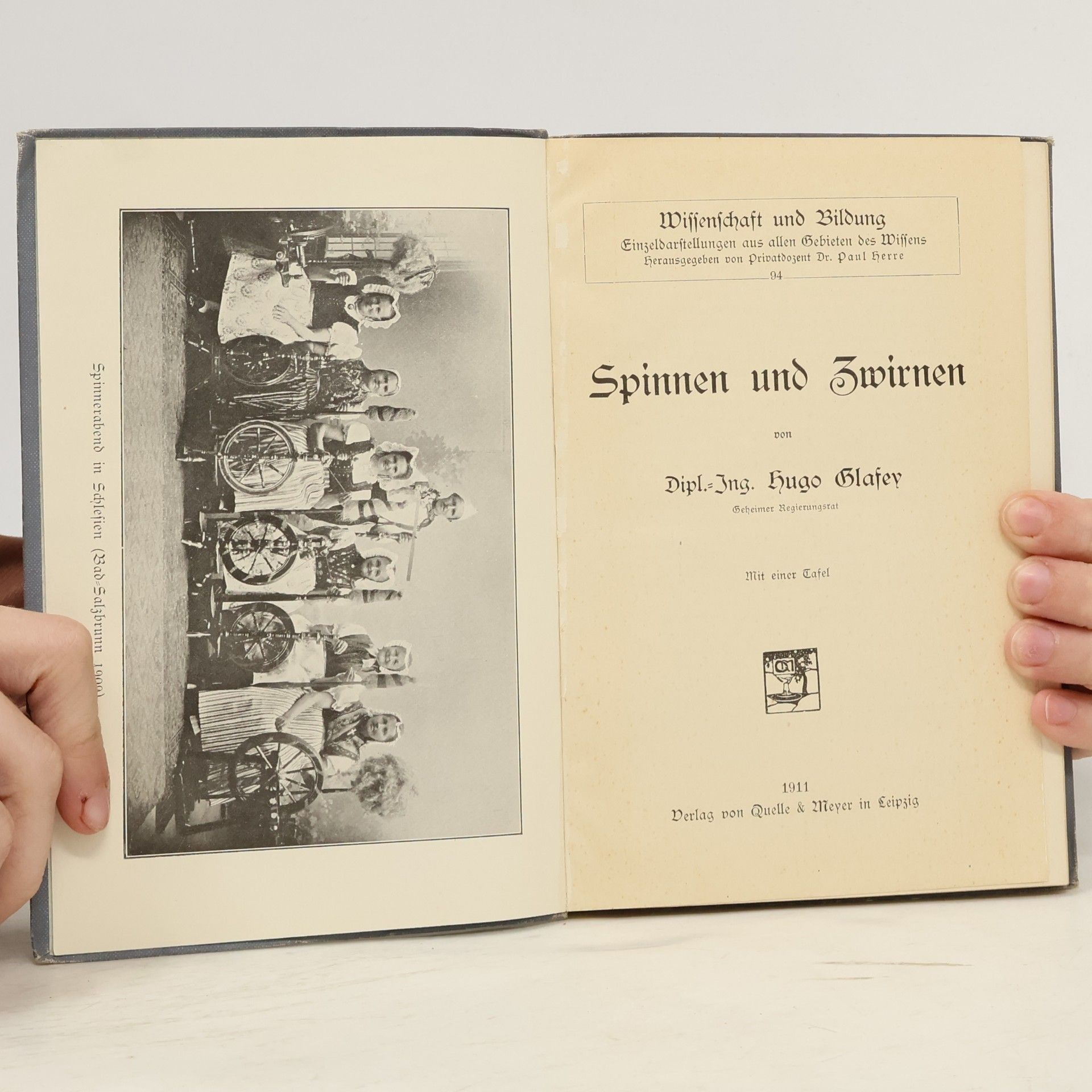 Hugo Glafey Spinnen und Zwirnen