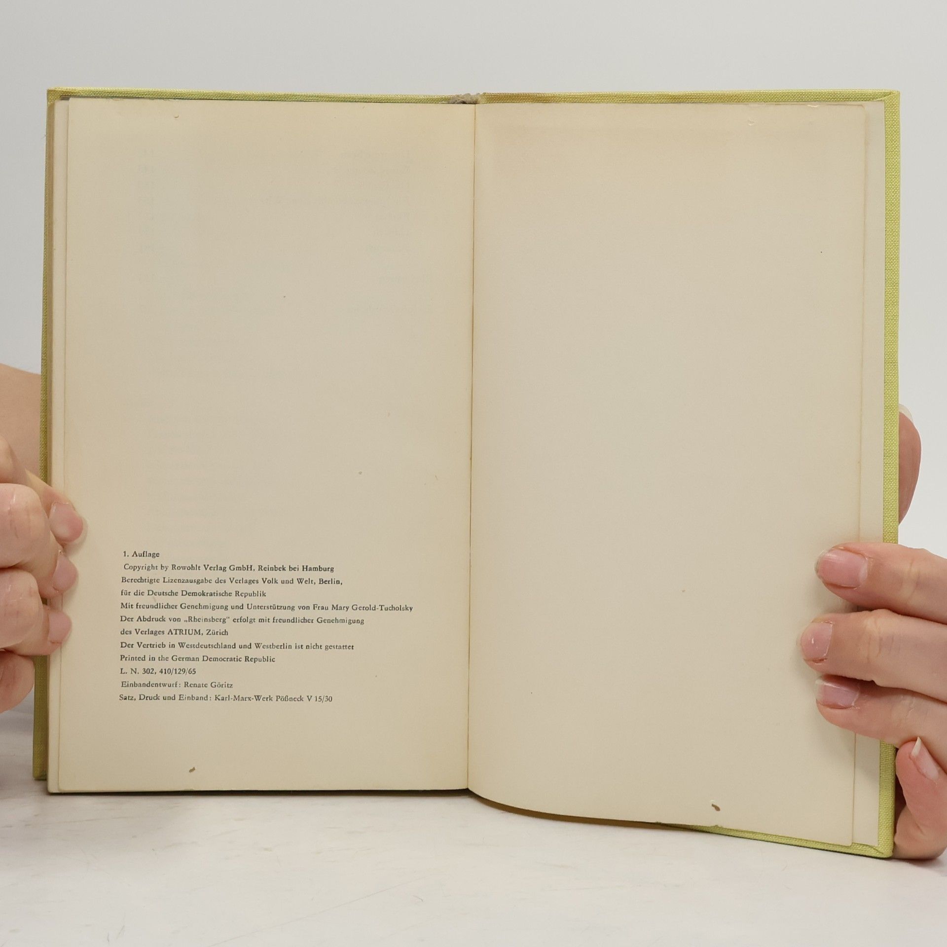 Kurt Tucholsky Von Rheinsberg bis Gripsholm