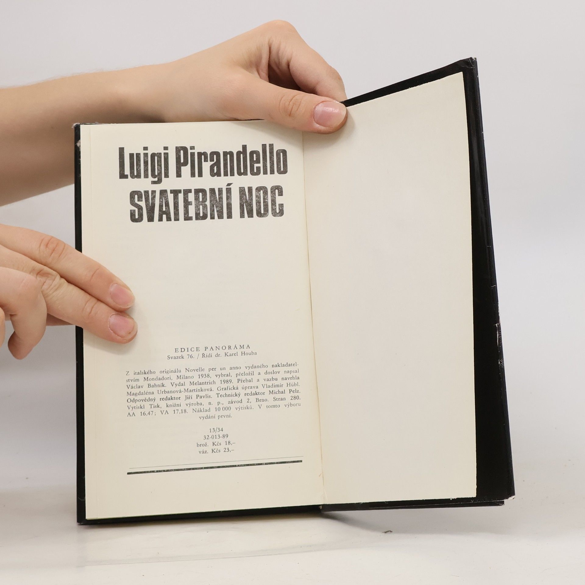 Luigi Pirandello Svatební noc