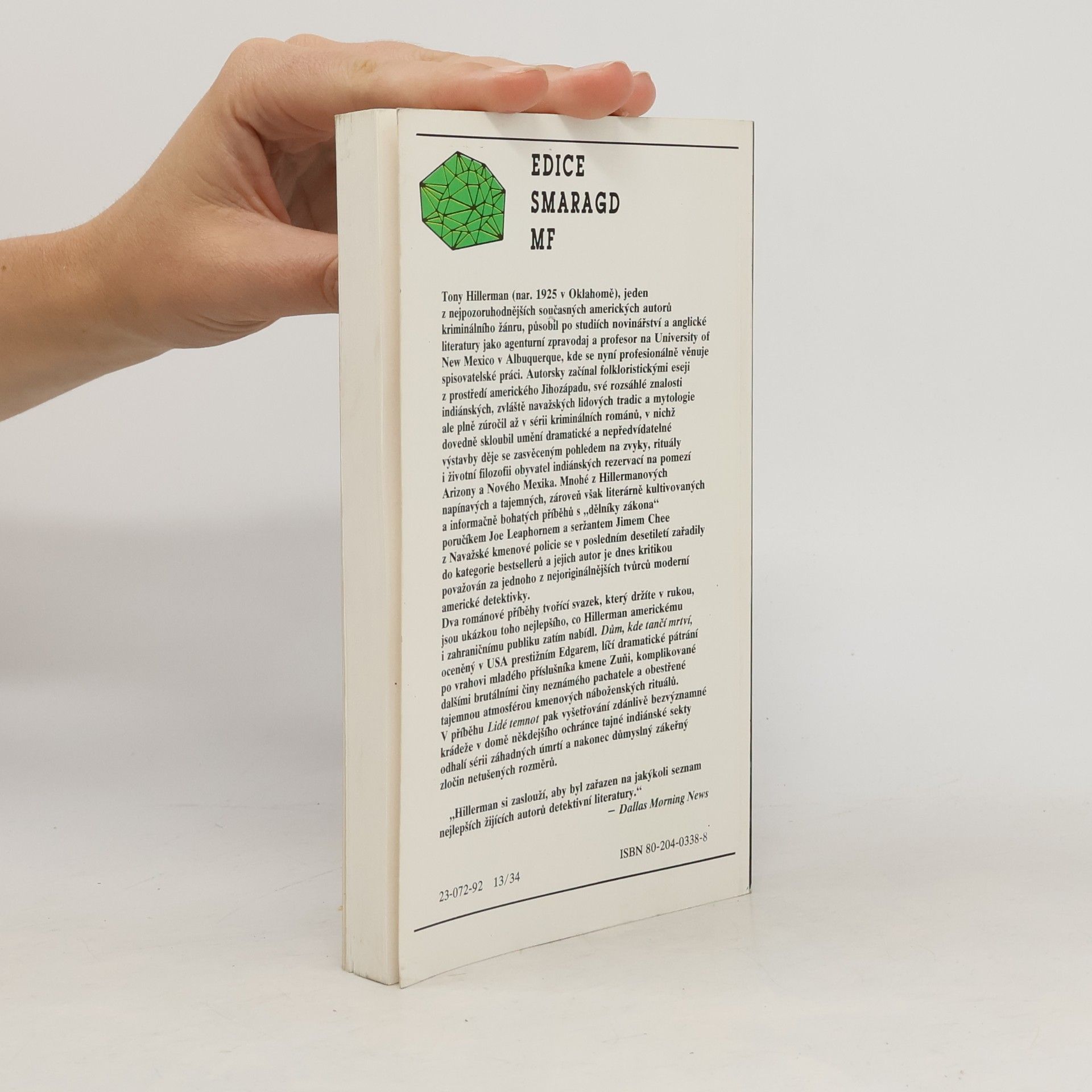 Tony Hillerman Dům, kde tančí mrtví ; Lidé temnot