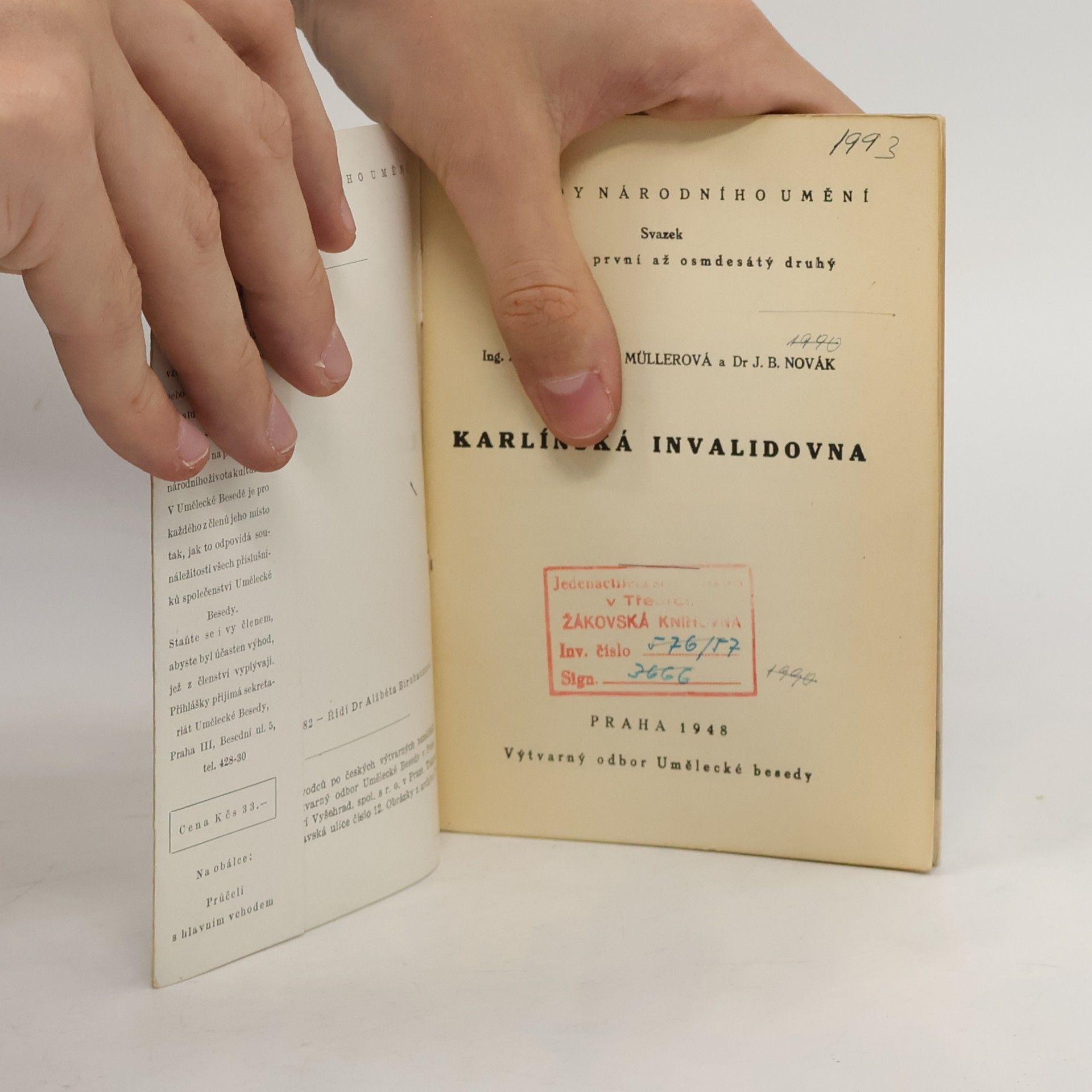 Augusta Müller Karlínská Invalidovna