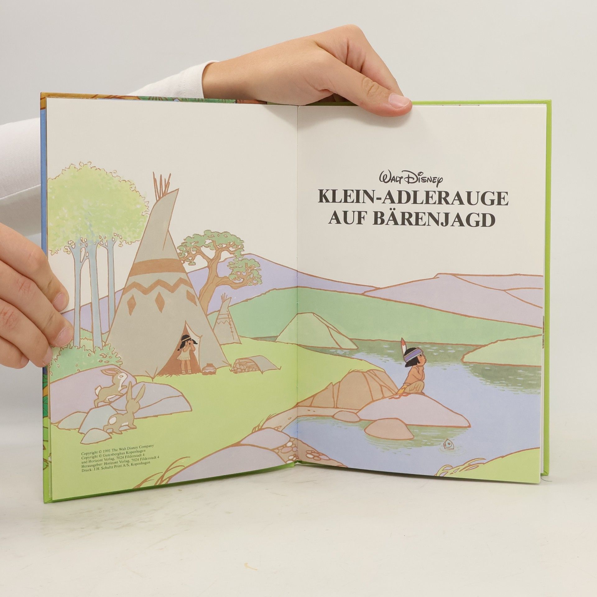 Walt Disney Klein-Adlerauge auf Bärenjagd