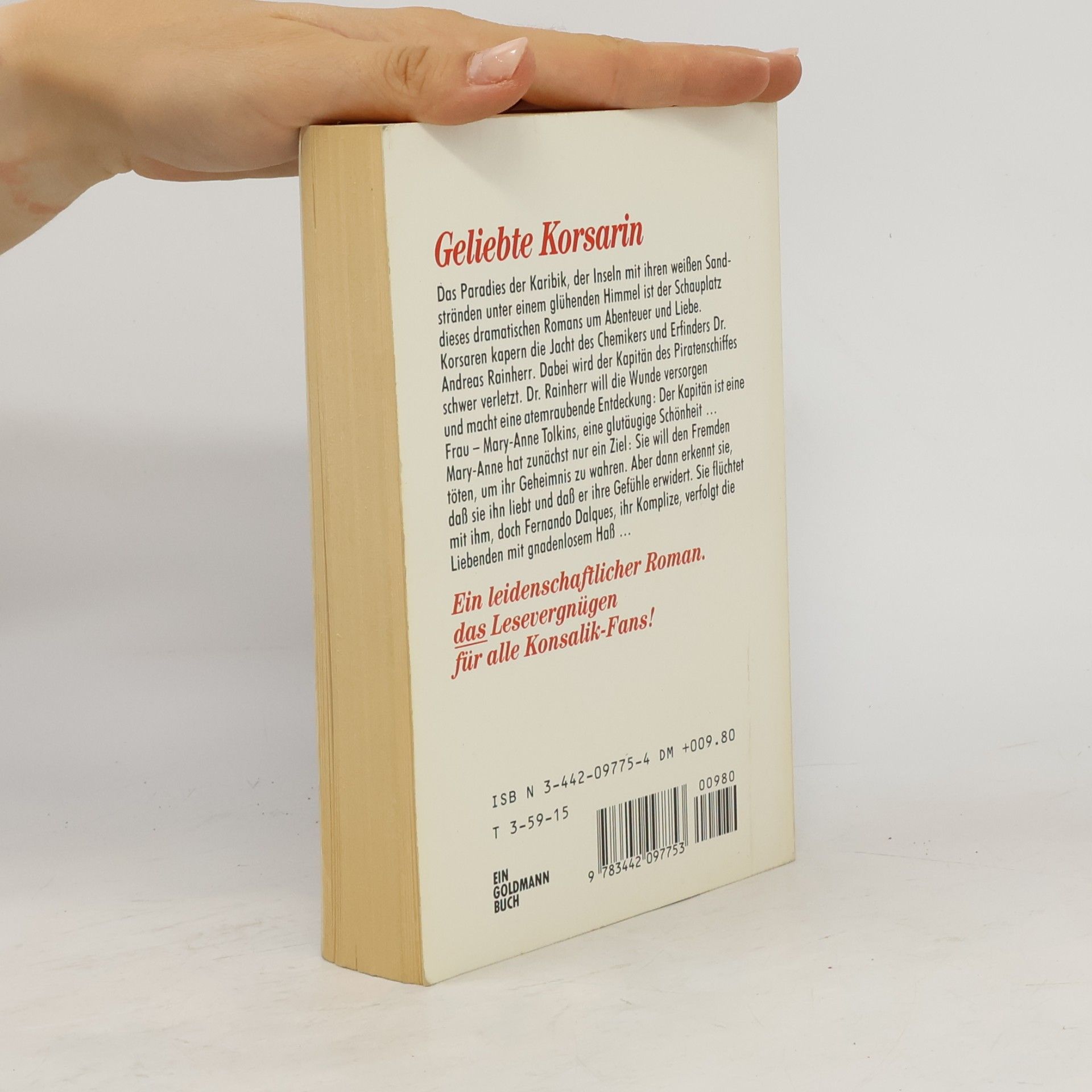 Heinz Günther Konsalik Geliebte Korsarin