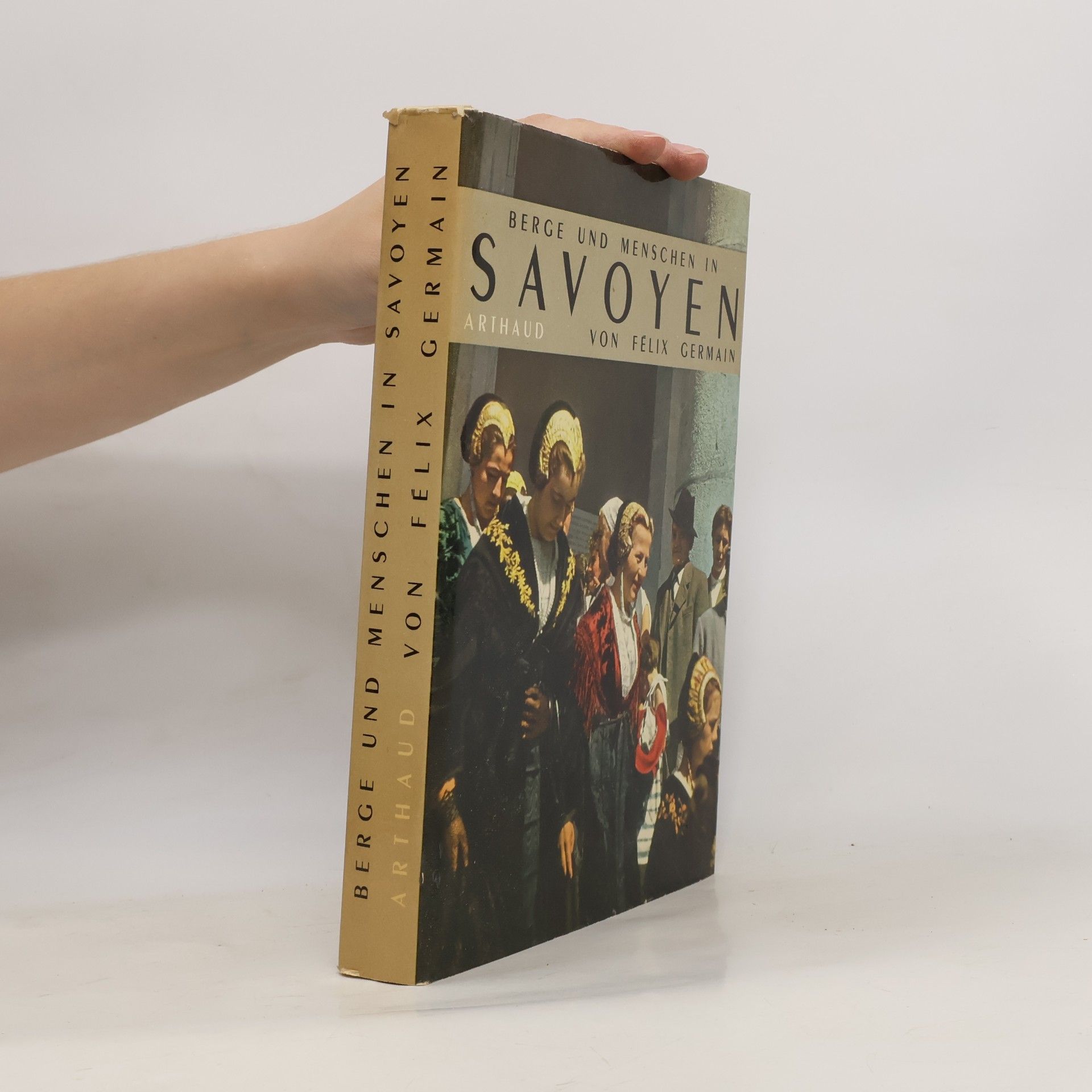 Félix Germain Berge und Menschen in Savoyen