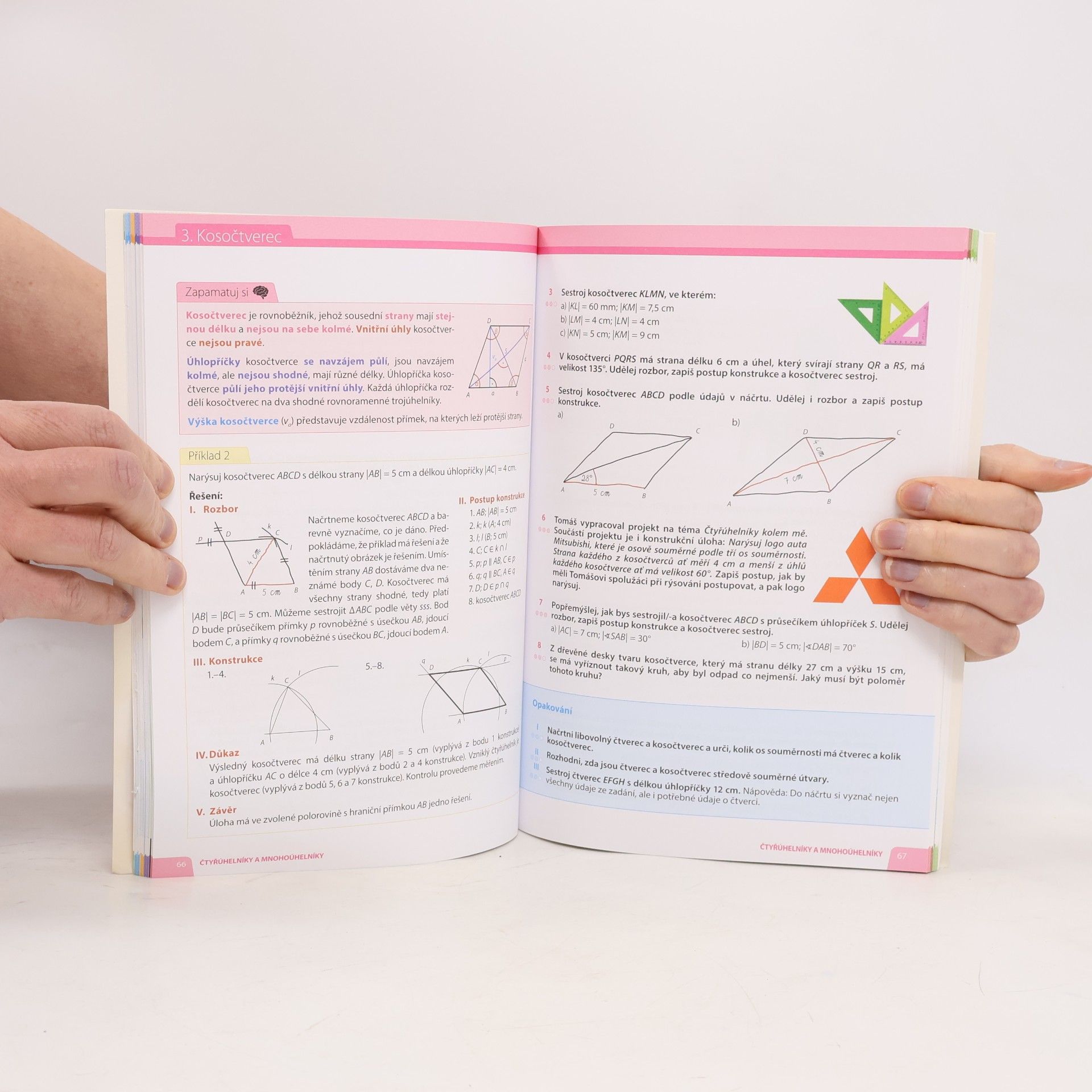 Kolektiv autorů Hravá matematika 7 : učebnice pro 7. ročník ZŠ a víceletá gymnázia. Geometrie
