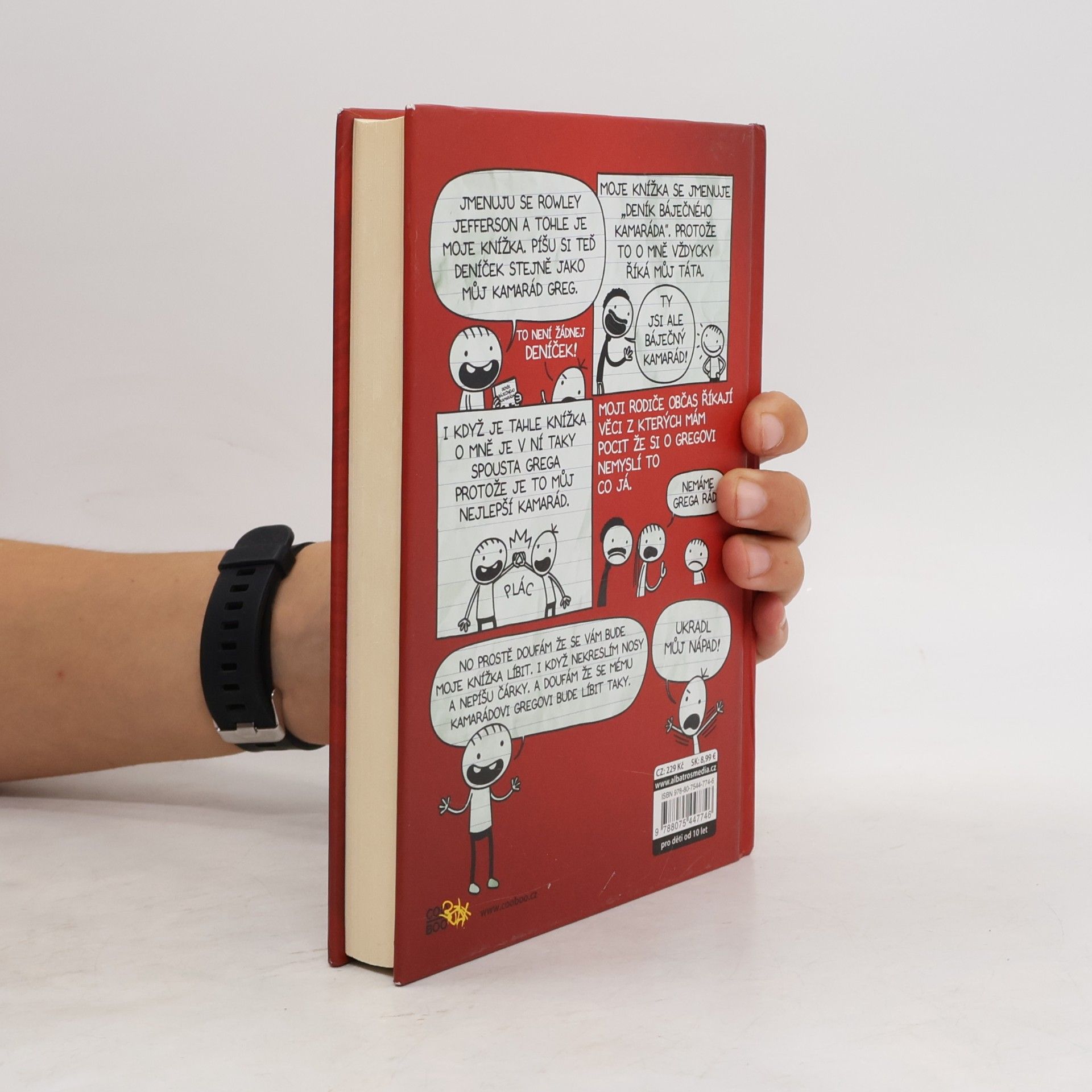 Jeff Kinney Deník báječného kamaráda. Píše Rowley Jefferson