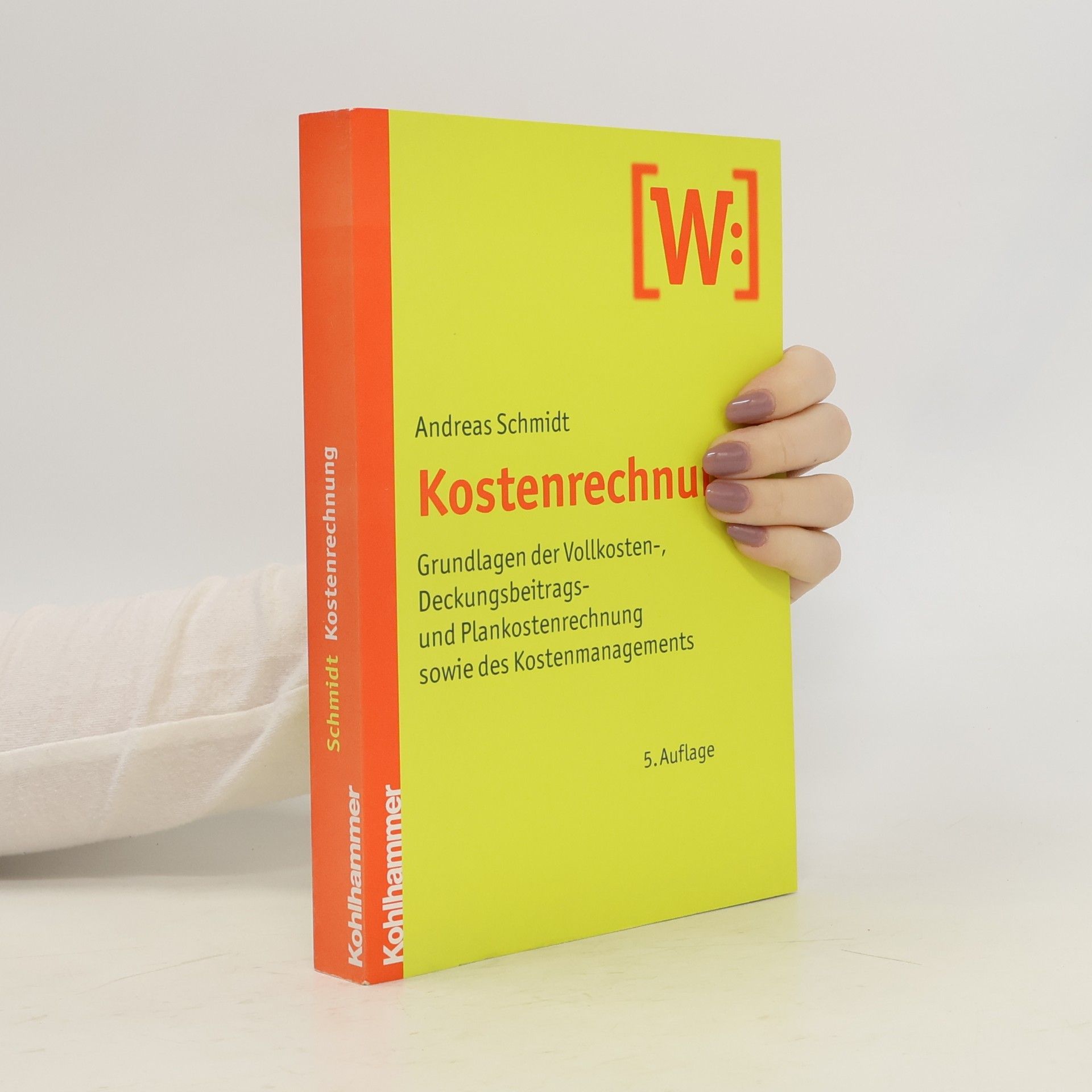 Michael-Andreas Schmidt Kostenrechnung