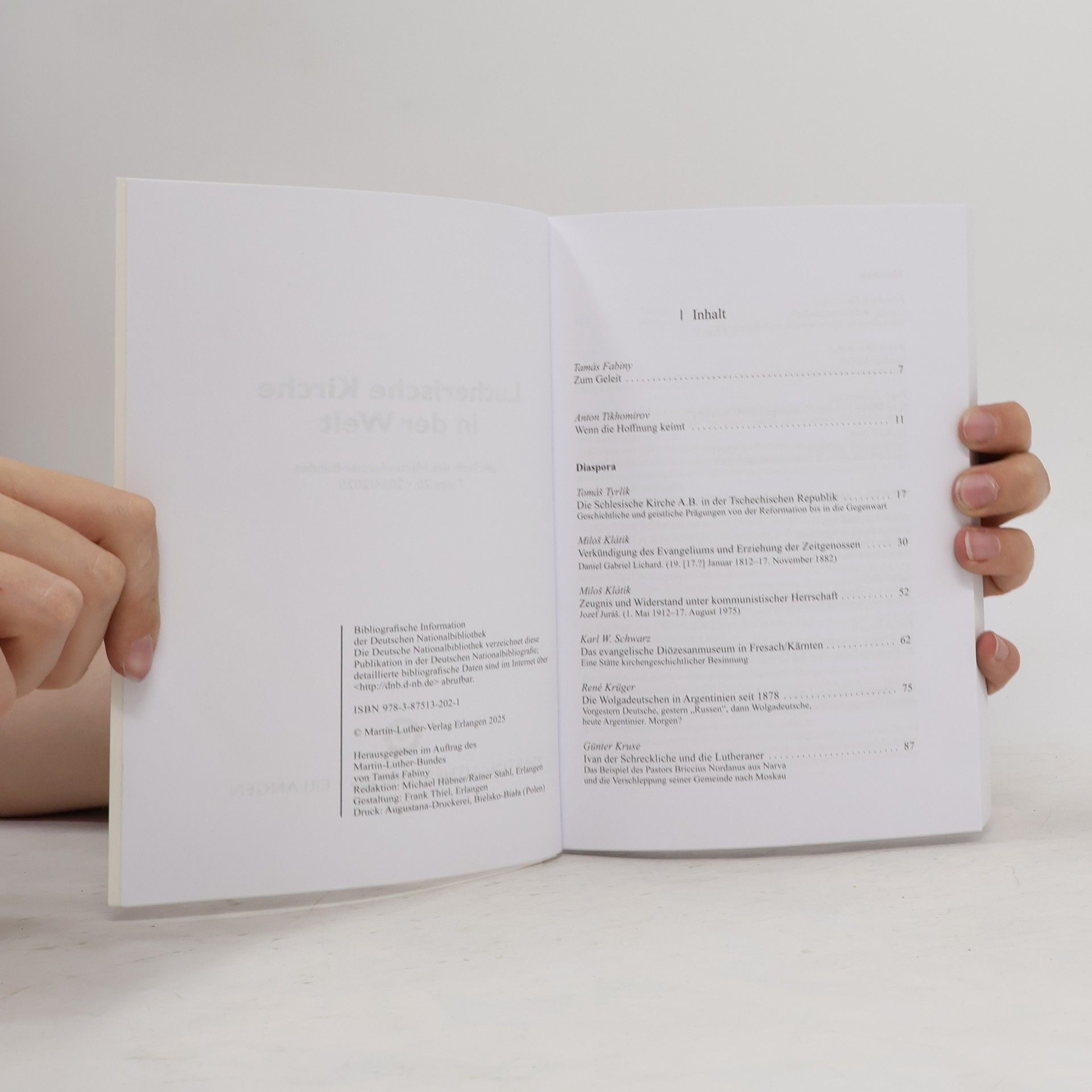 Lutherische Kirche in der Welt. Jahrbuch des Martin Luther-Bundes 2024/2025