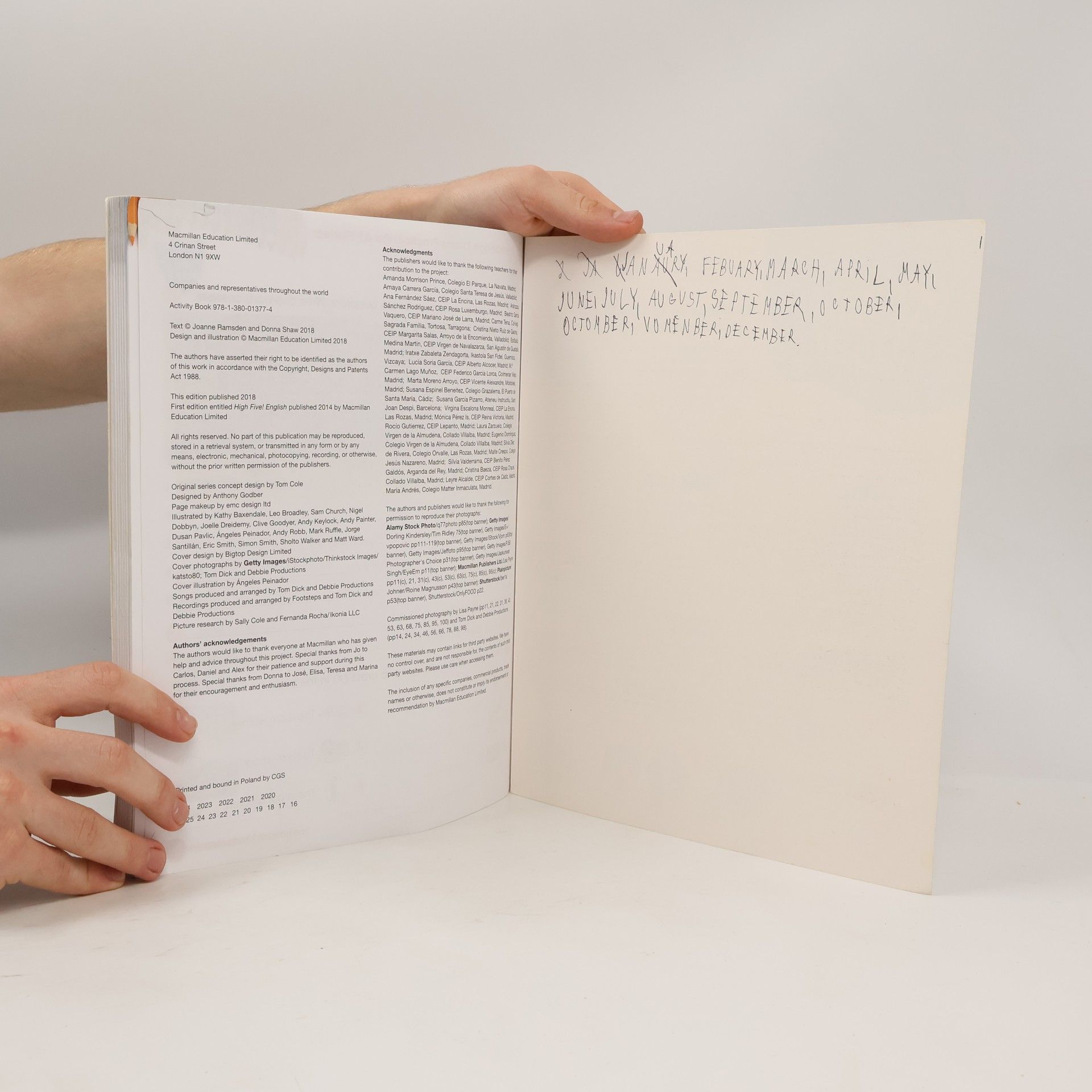 Donna Shaw Give Me Five! Level 2 Activity Book