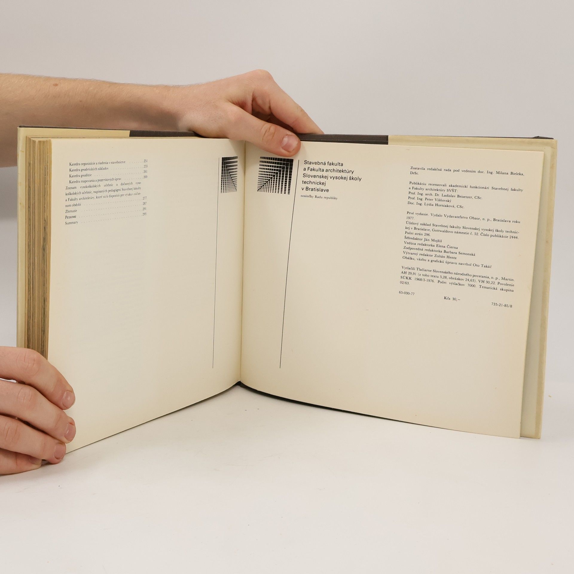 Autores varios Stavebná fakulta a fakulta architektúry