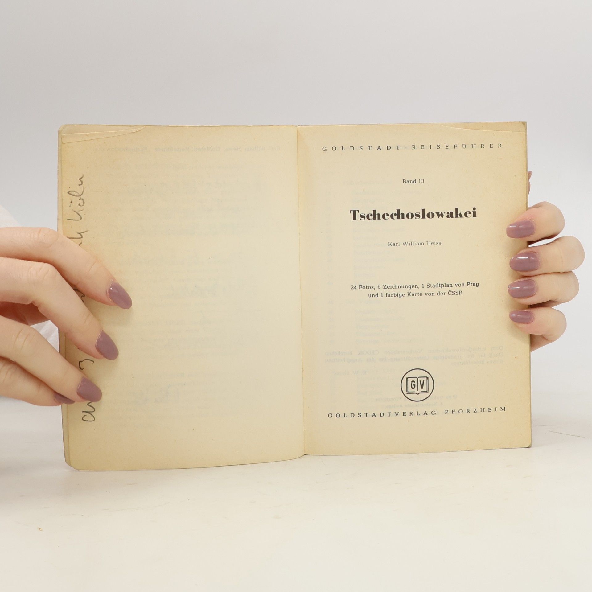 kolektiv Goldstadt-Reiseführer Tschechoslowakei. Band 13