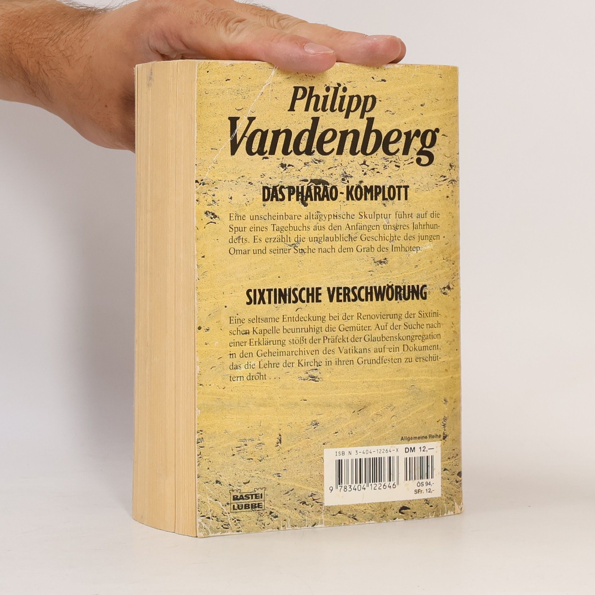 Philipp Vandenberg Das Pharao-Komplott