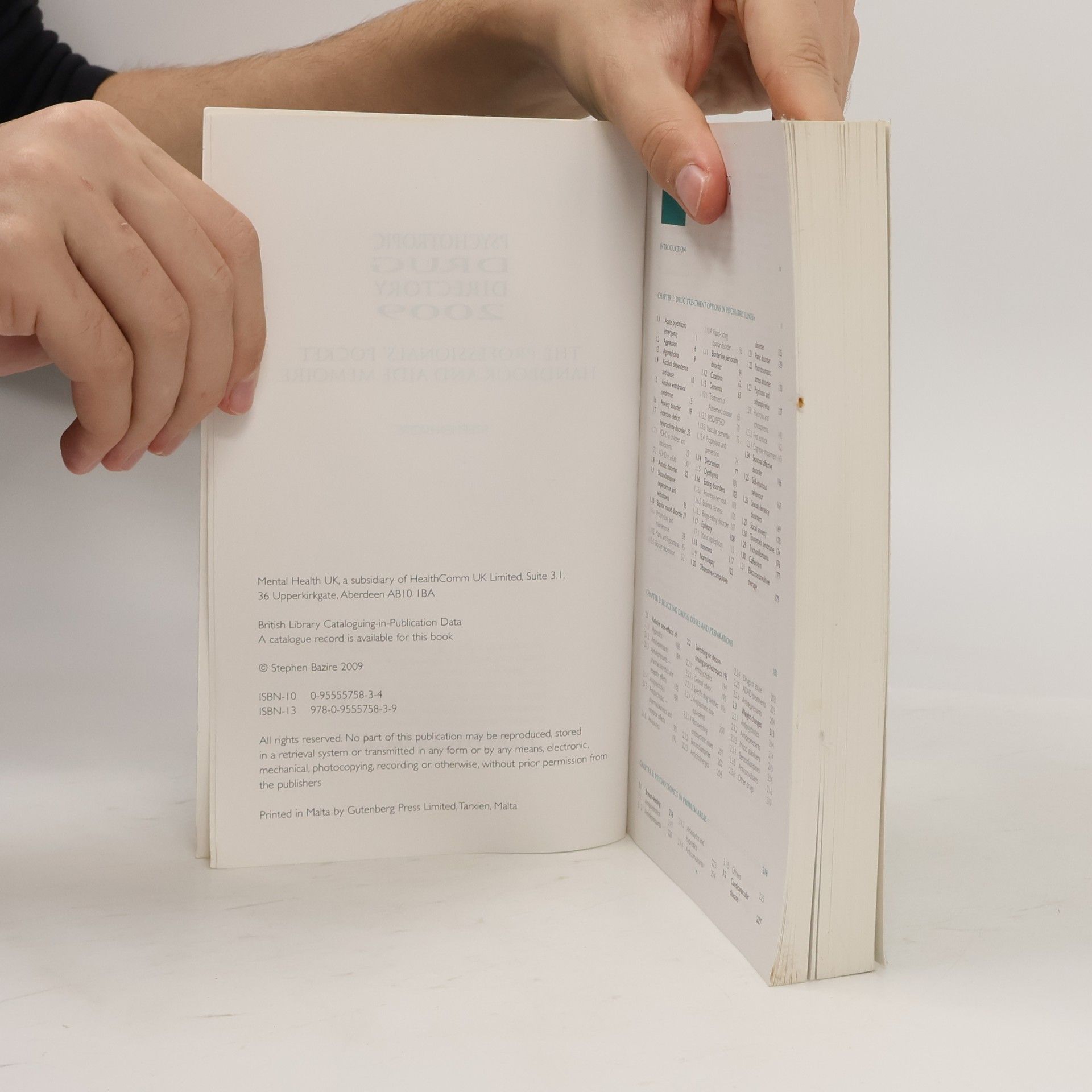 Stephen Bazire Psychotropic Drug Directory 2009