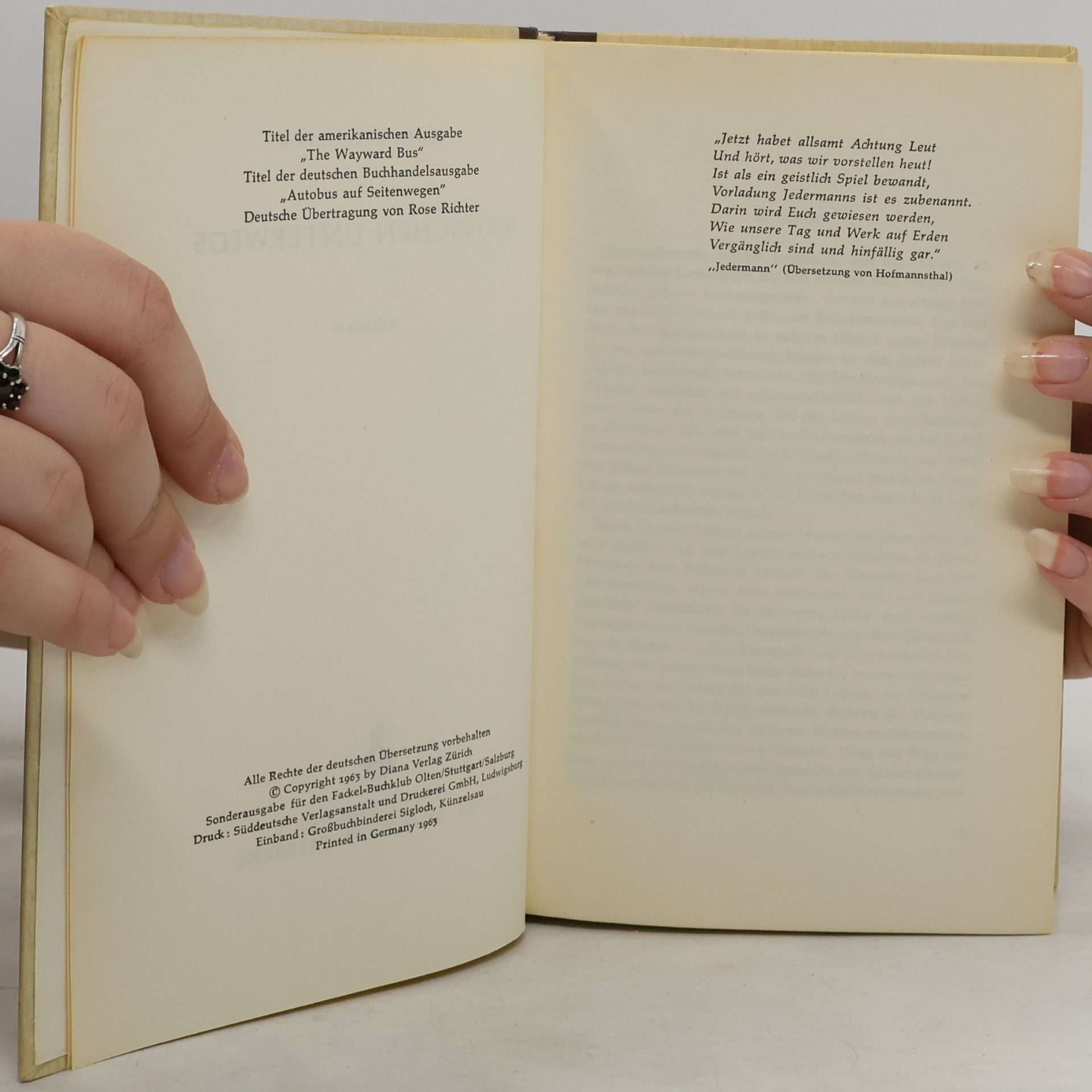 John Steinbeck Menschen unterwegs