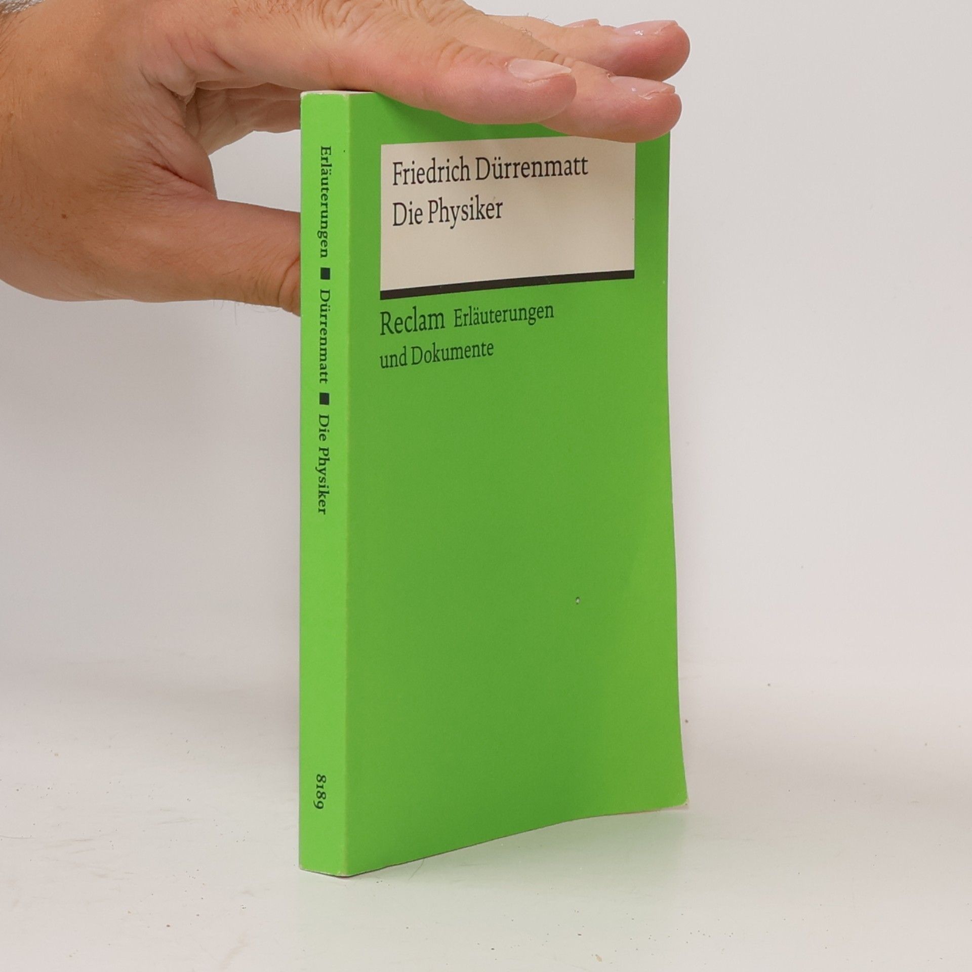 Alexander Ritter Friedrich Dürrenmatt, Die Physiker