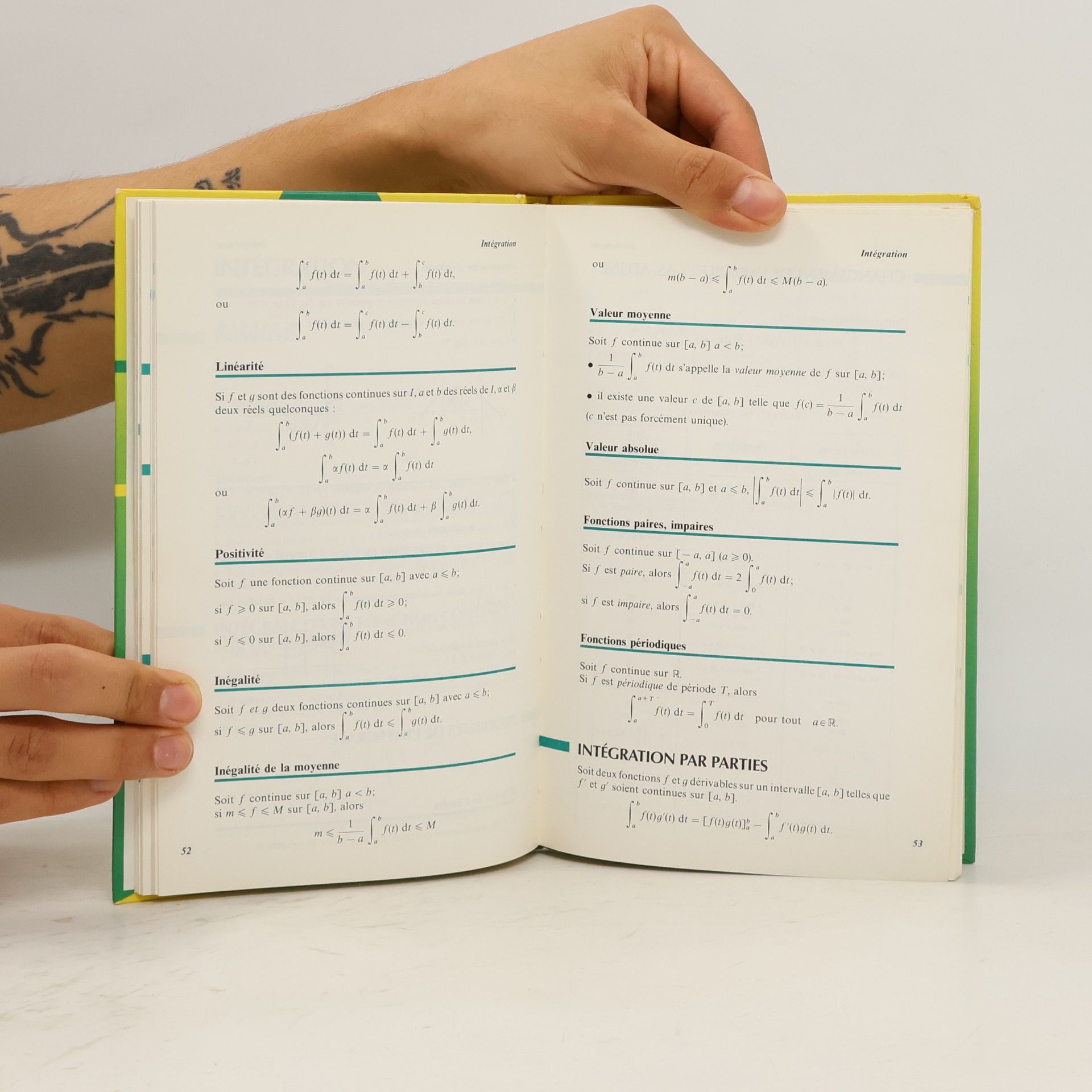 Formulaire de mathématiques : seconde, première, terminale