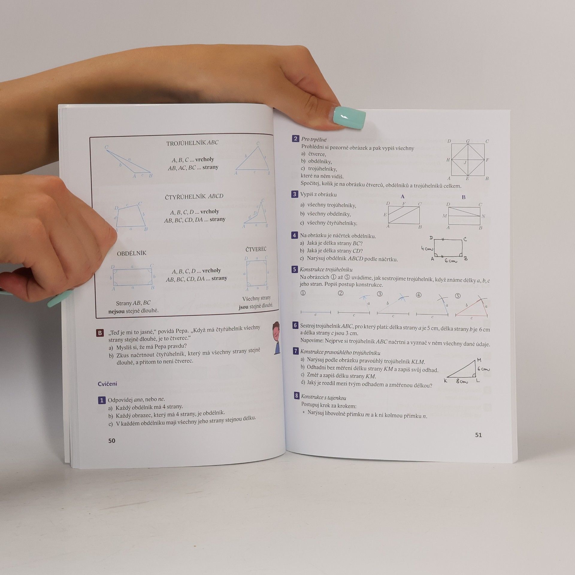Oldřich Odvárko Matematika pro 6. ročník základní školy. [1], Opakování z aritmetiky a geometrie