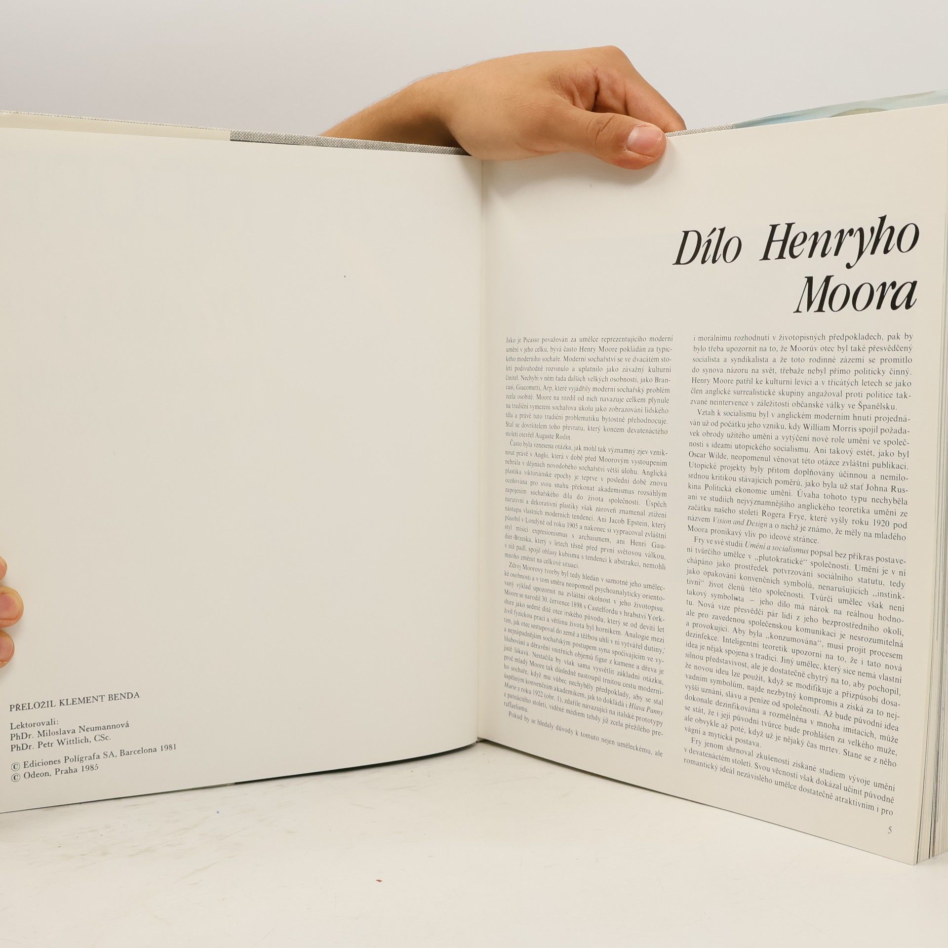 Henry Moore Henry Moore. Plastiky a myšlenky kolem nich