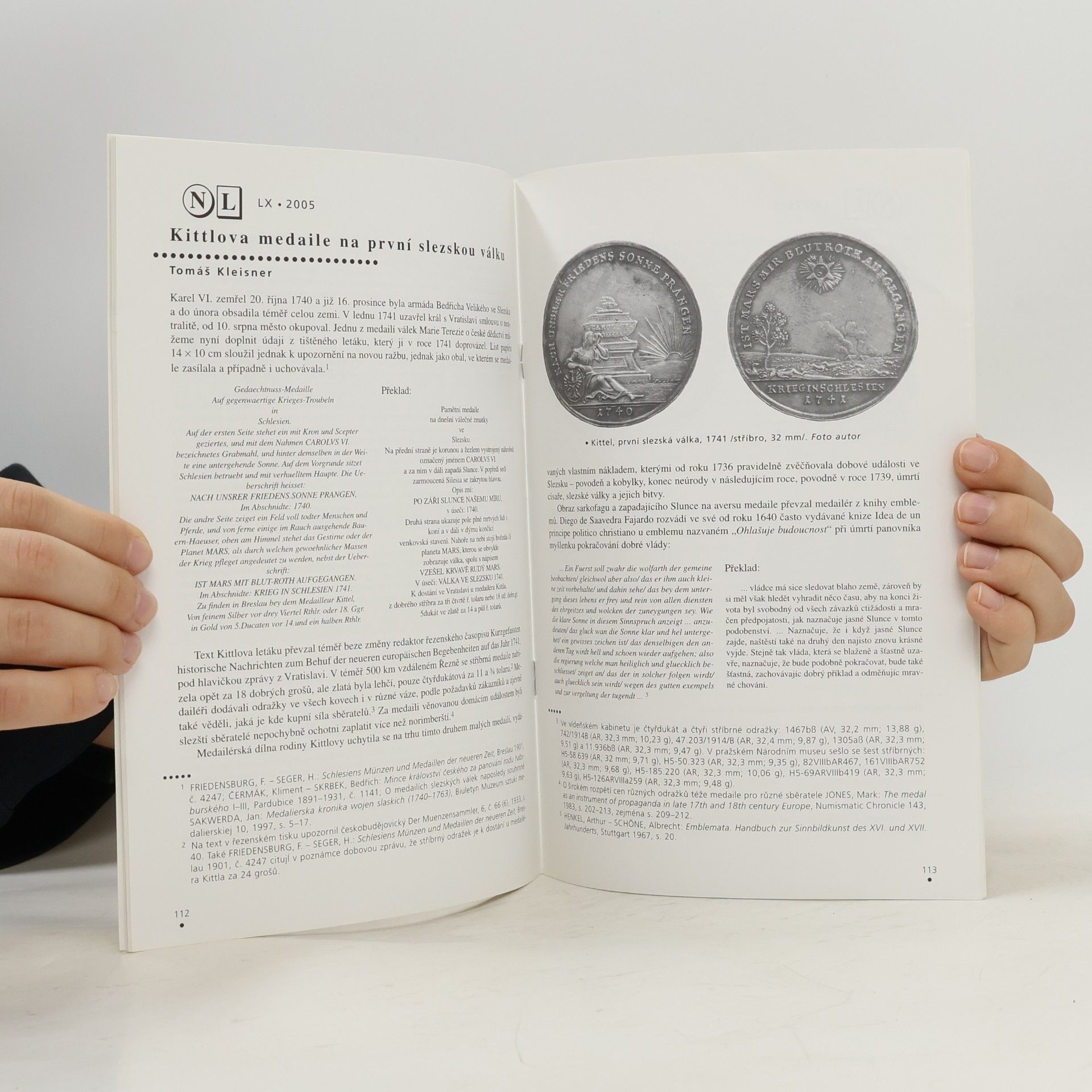 kolektiv Numismatické listy 4/2005