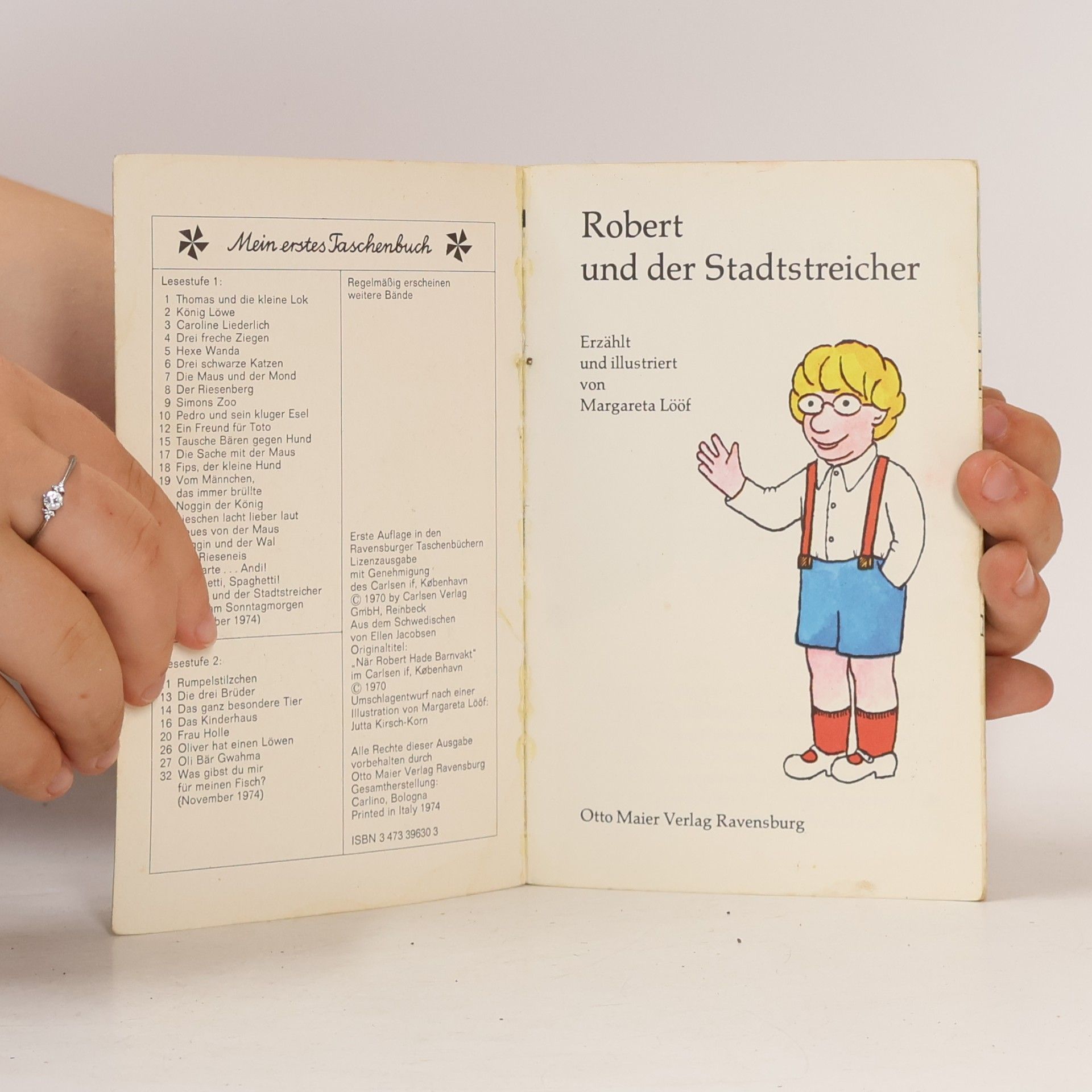 Robert Lööf Mein erstes Taschenbuch - 30: Robert und der Stadtstreicher