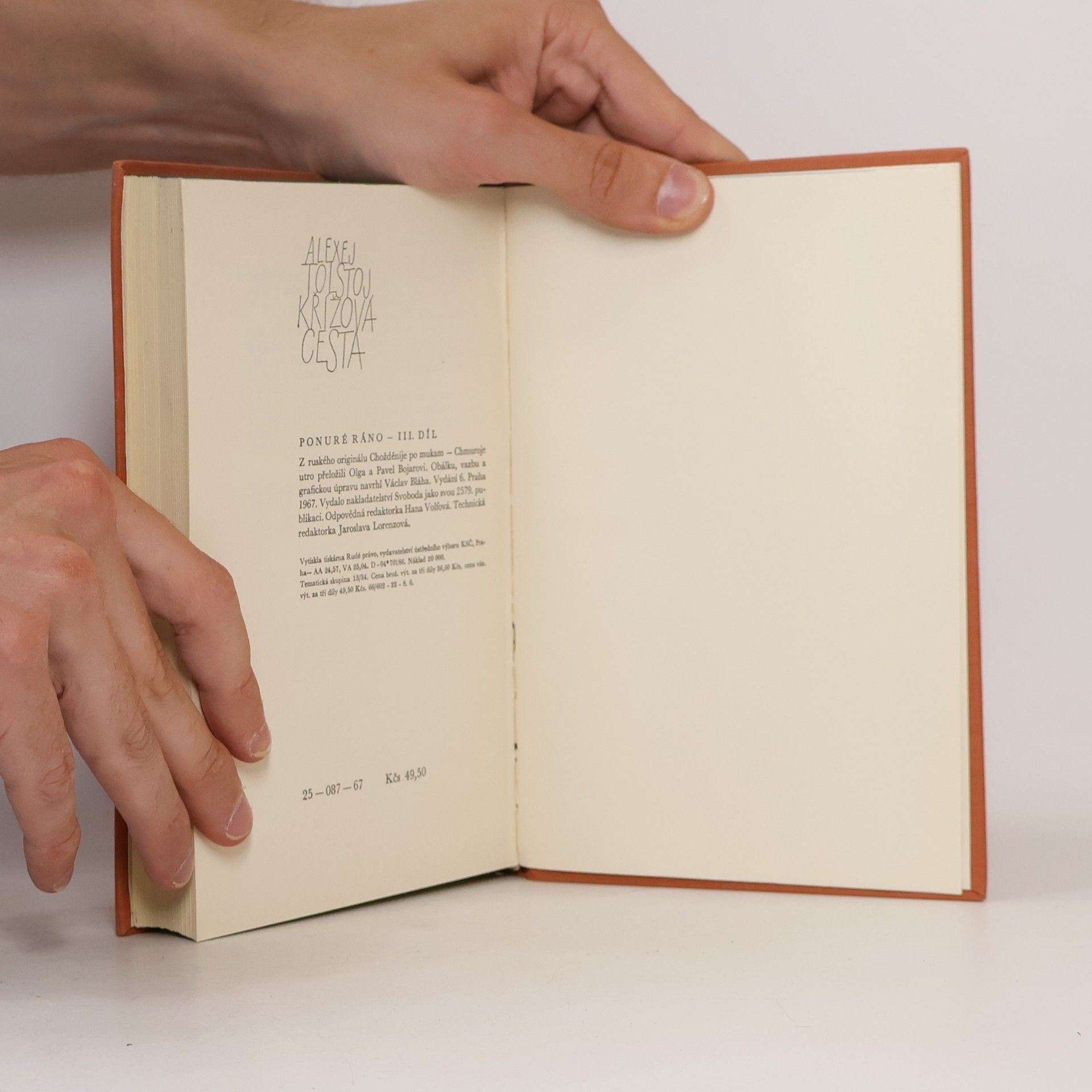 Alexei Nikolajewitsch Tolstoi Křížová cesta. Ponuré ráno. 3. díl