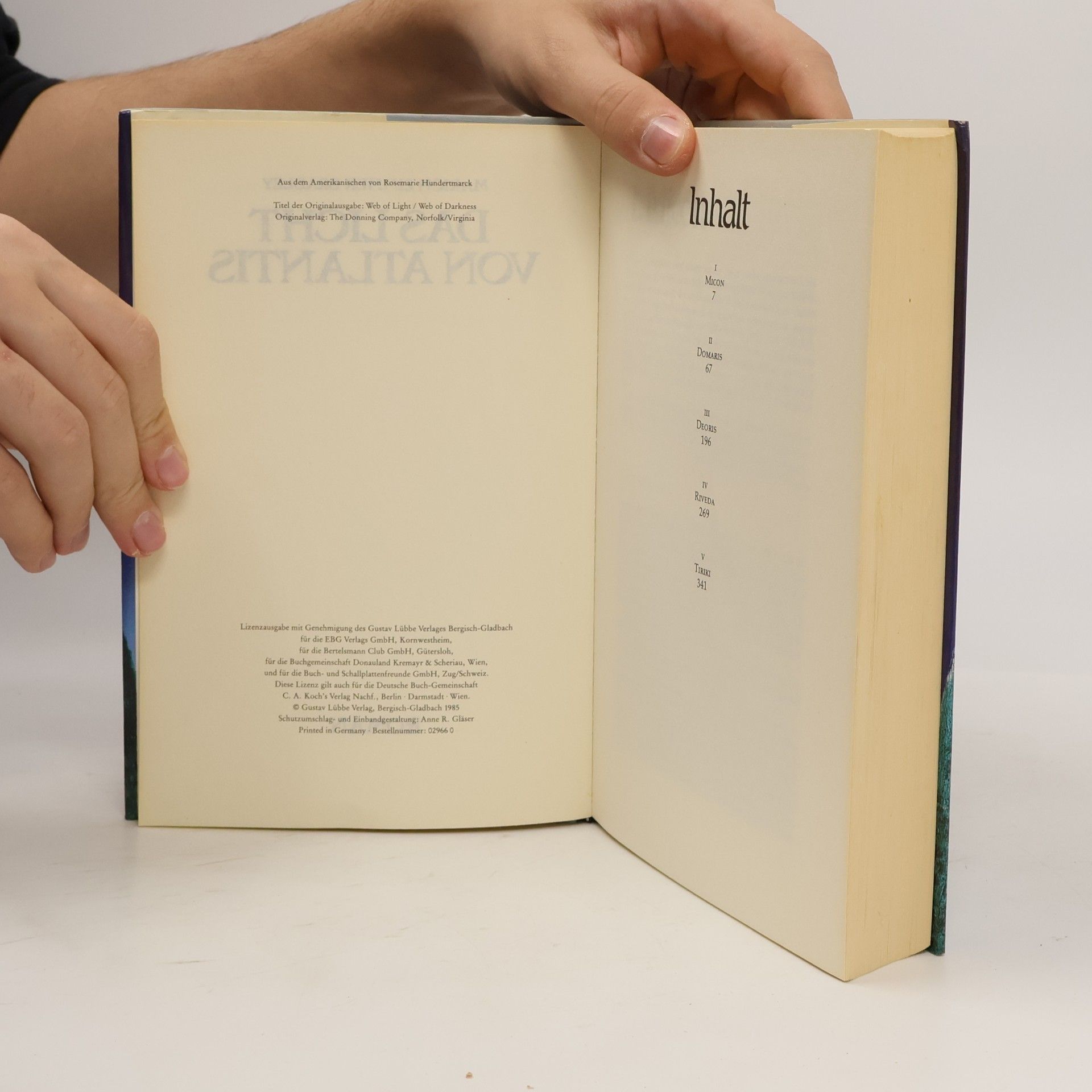 Marion Zimmer Bradley Das Licht von Atlantis