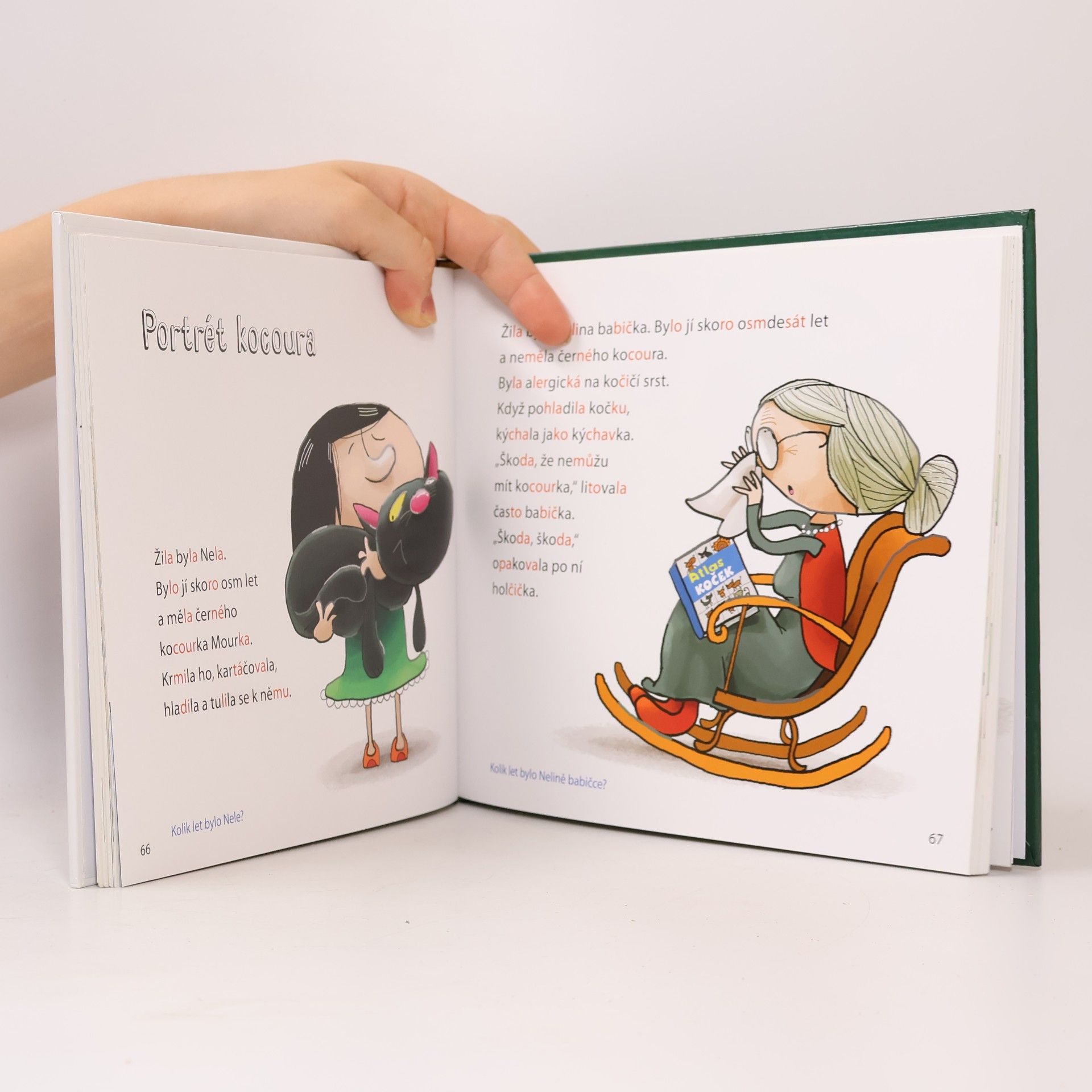 Joanna Krzyżanek Dorotka a sedm koček : pozorné čtení (po slabikách)