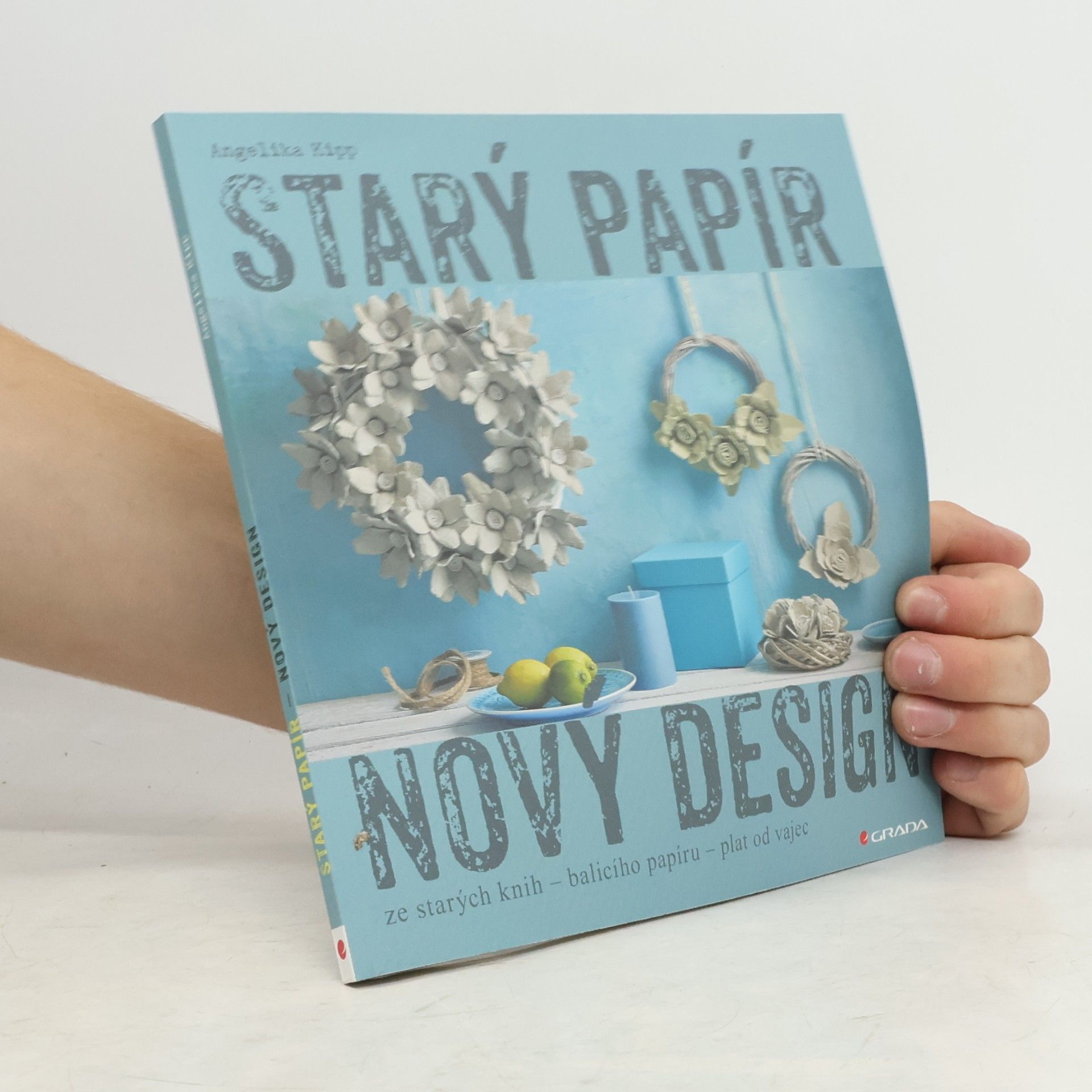 Angelika Kipp Starý papír - nový design: Ze starých knih, balicího papíru, plat od vajec