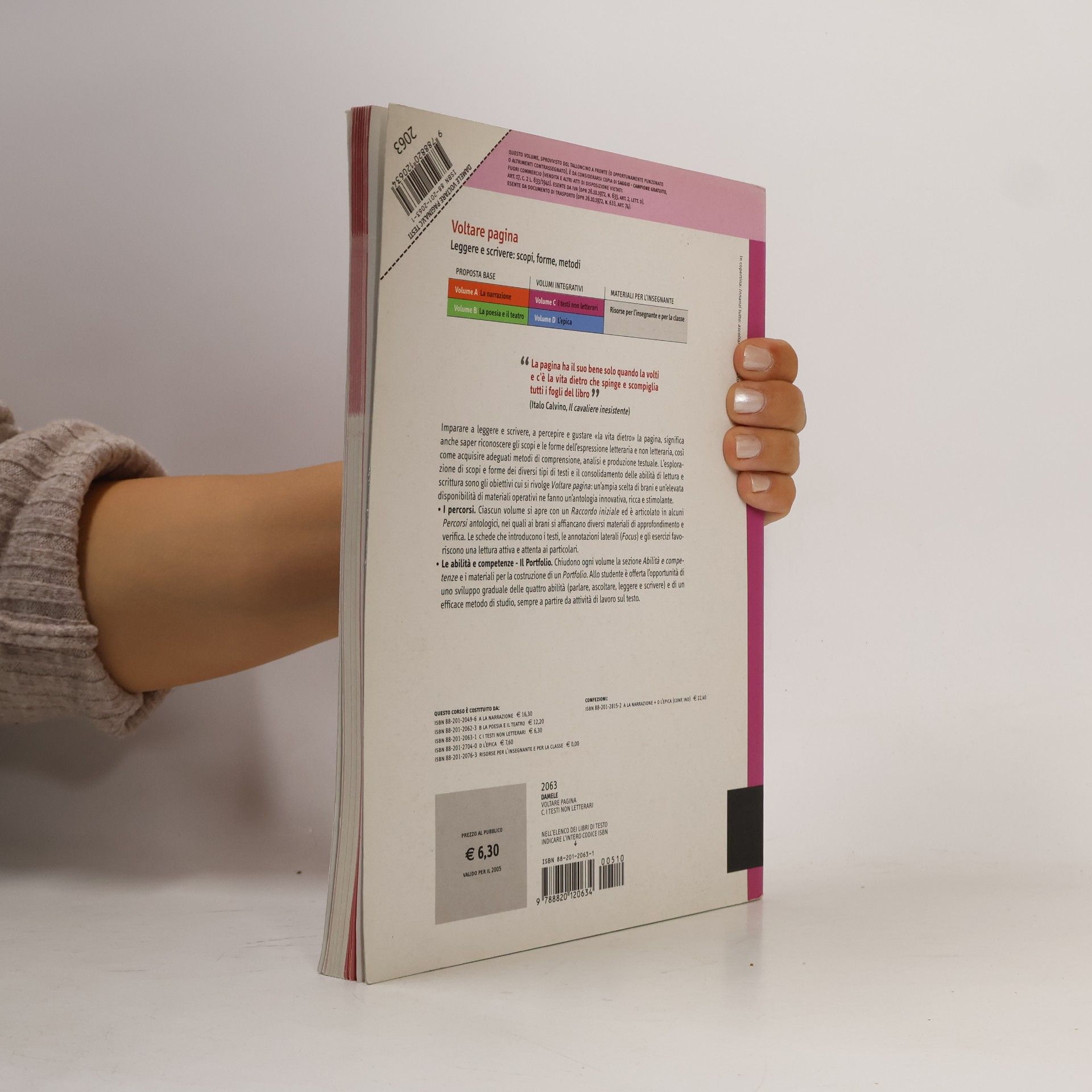 Simonetta Damele I testi non letterari - C: Voltare pagina