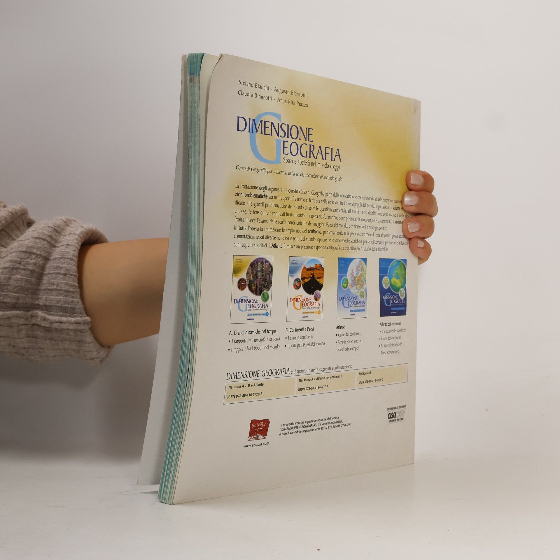 Stefano Bianchi Dimensione Geografia B+ Atlante Cartografico