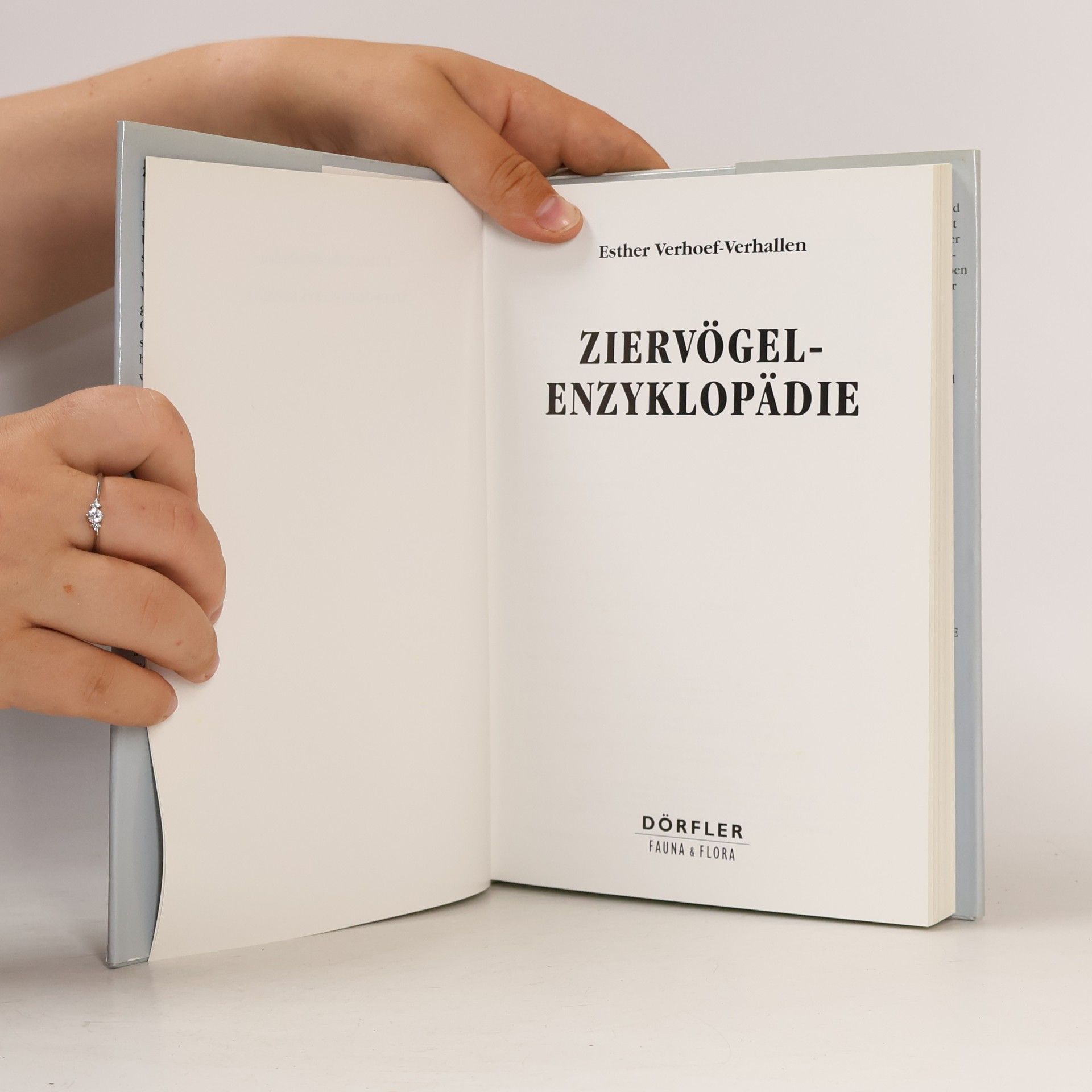 Esther Verhoef Ziervögel-Enzyklopädie