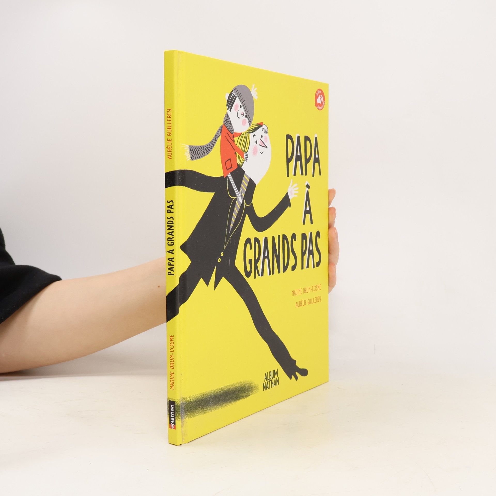 Nadine Brun-Cosme Album Nathan: Papa à grands pas
