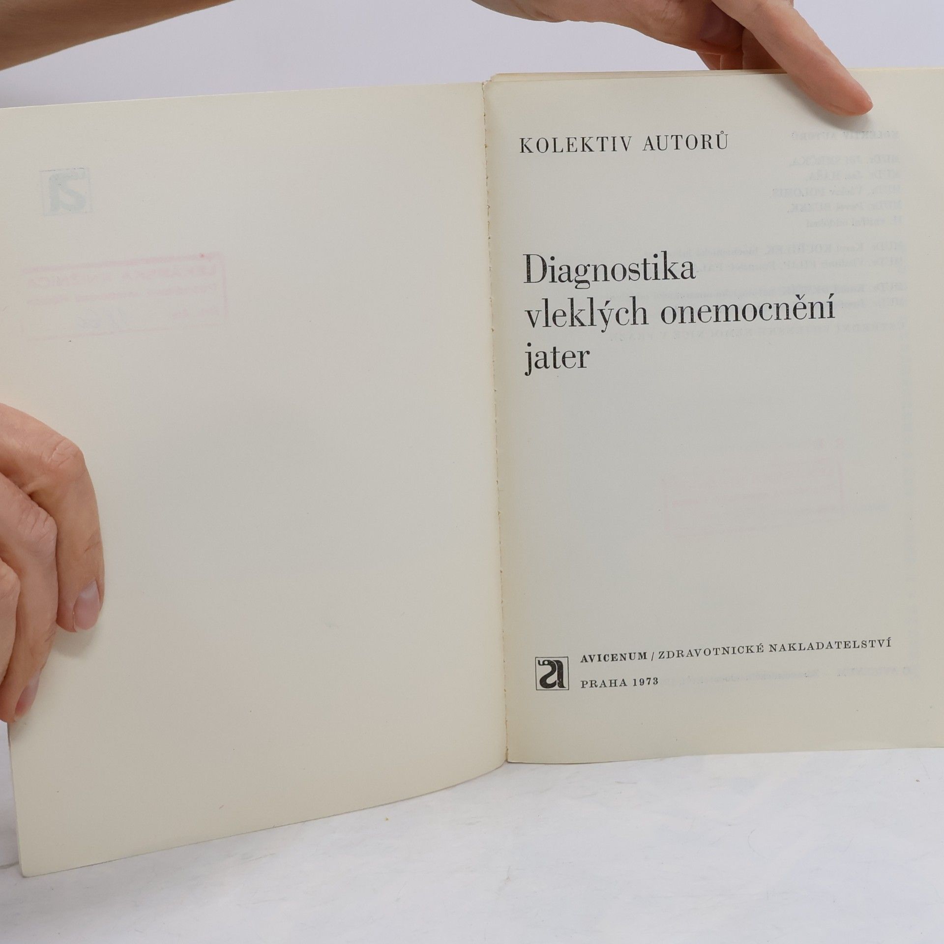 kolektiv Diagnostika vleklých onemocnění jater