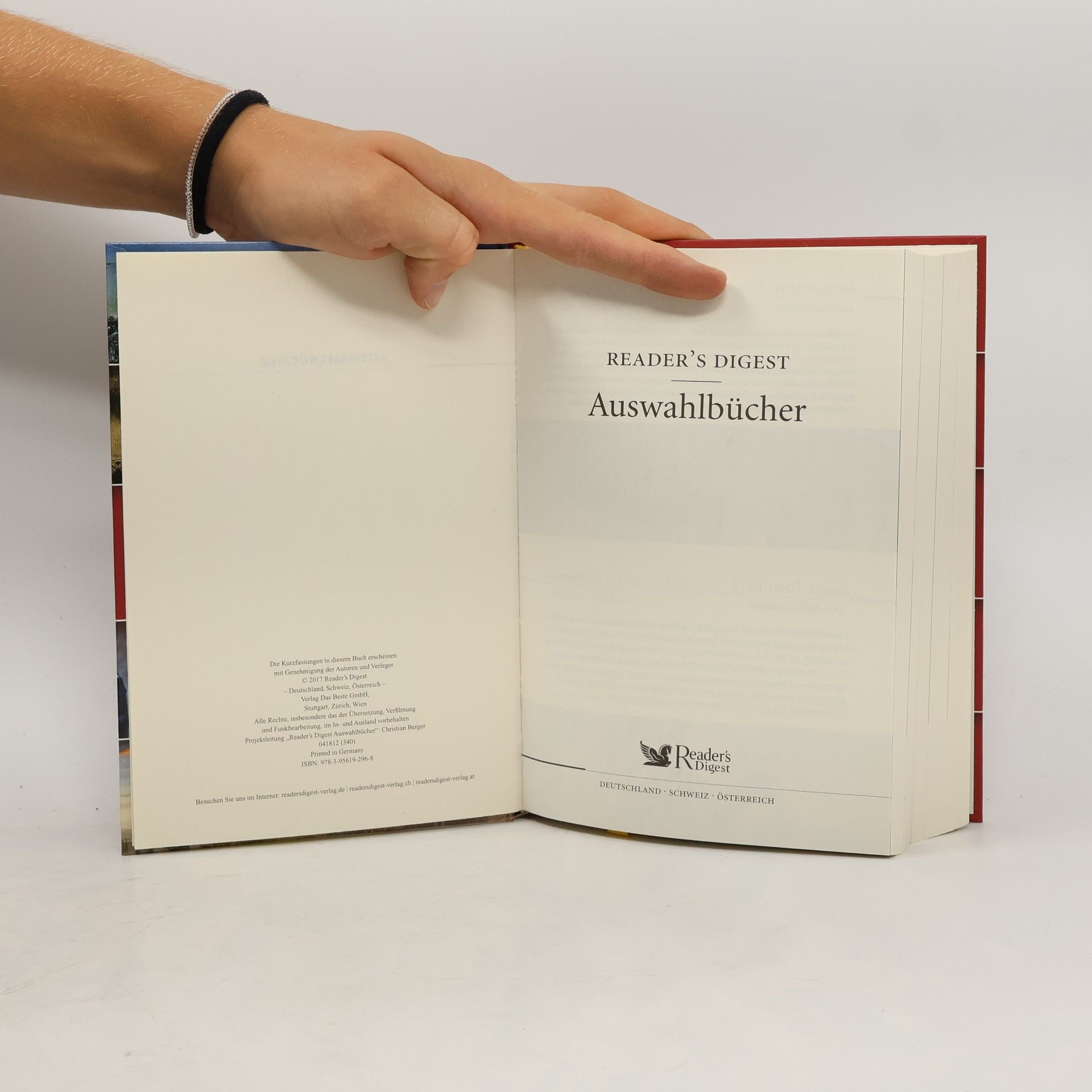 Autorenkollektiv Reader's Digest. Auswahlbücher. Lupton, Jonuleit, Crais, Vermalle.