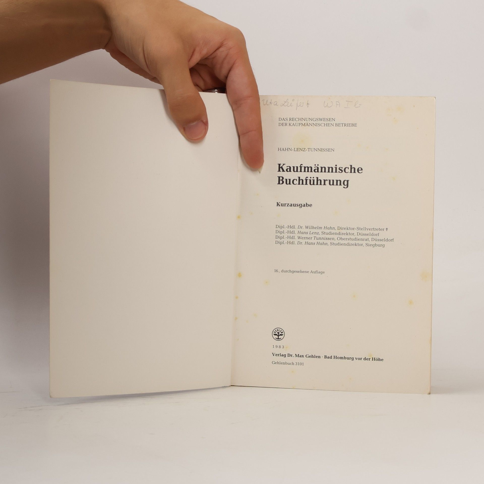 Various authors Kaufmännische Buchführung – Kurzausgabe