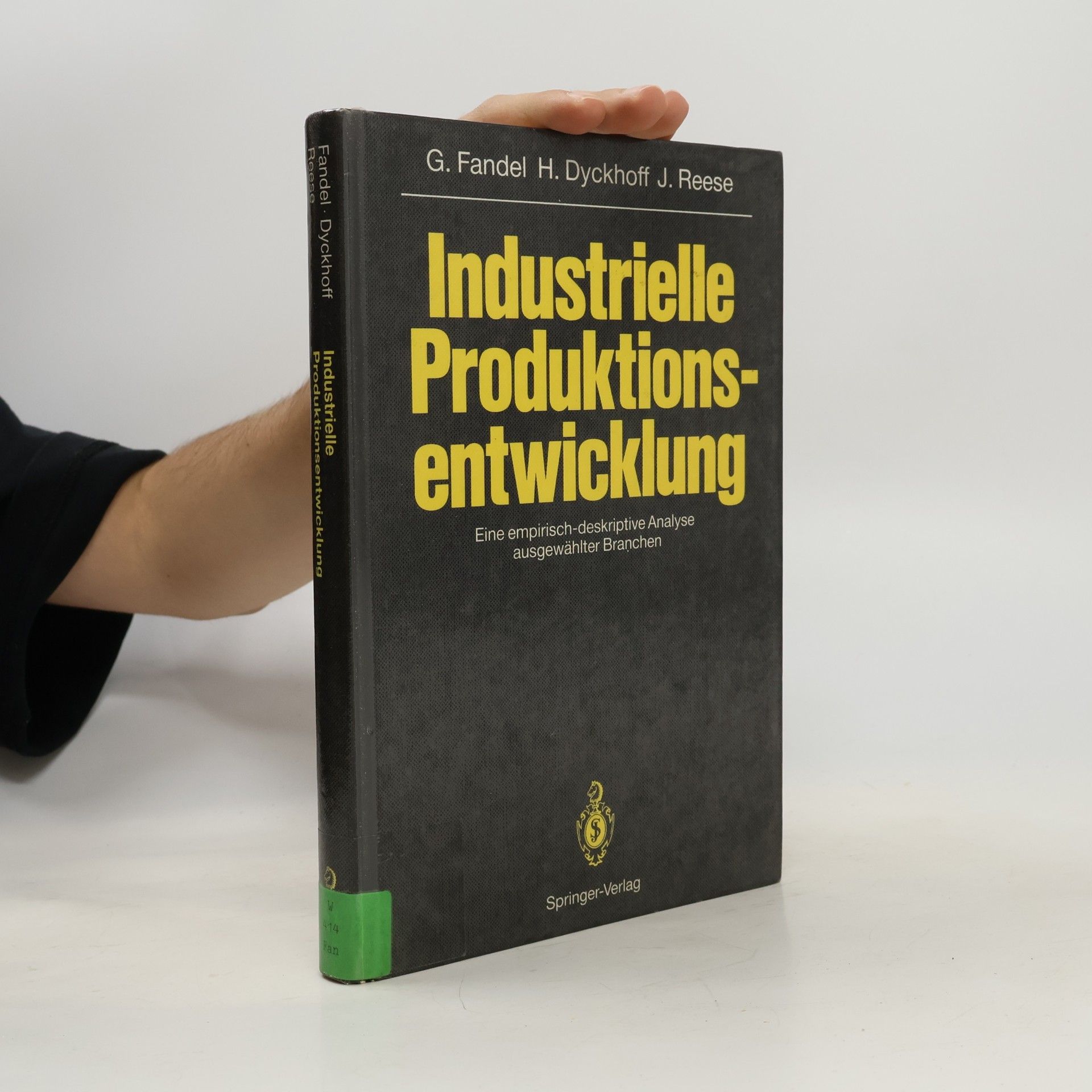 Günter Fandel Industrielle Produktionsentwicklung