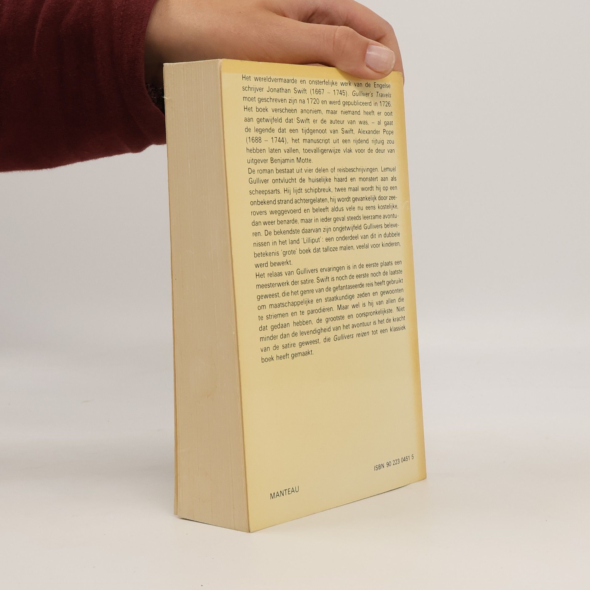Jonathan Swift Gullivers reizen: Bevat: Een reis naar Lilliput ; Een reis naar Brobdingnag ; Een reis naar Laputa, Balnibarbi, Luggnagg, Glubbdubdrib en Japan (Grote Marnixpockets, 97)