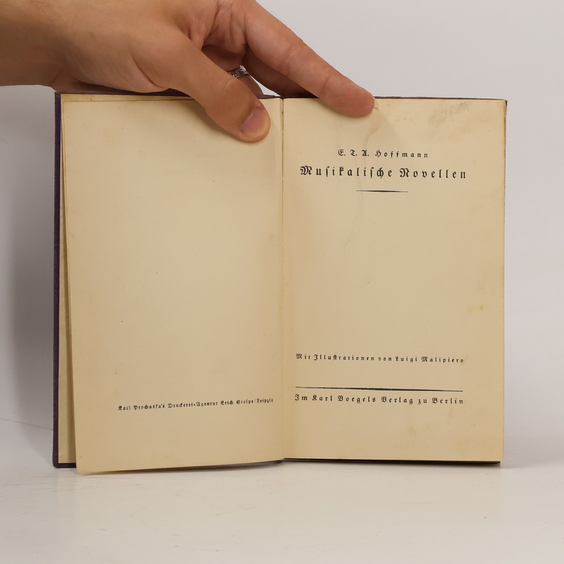 E. T. A. Hoffmann Musikalische Novellen